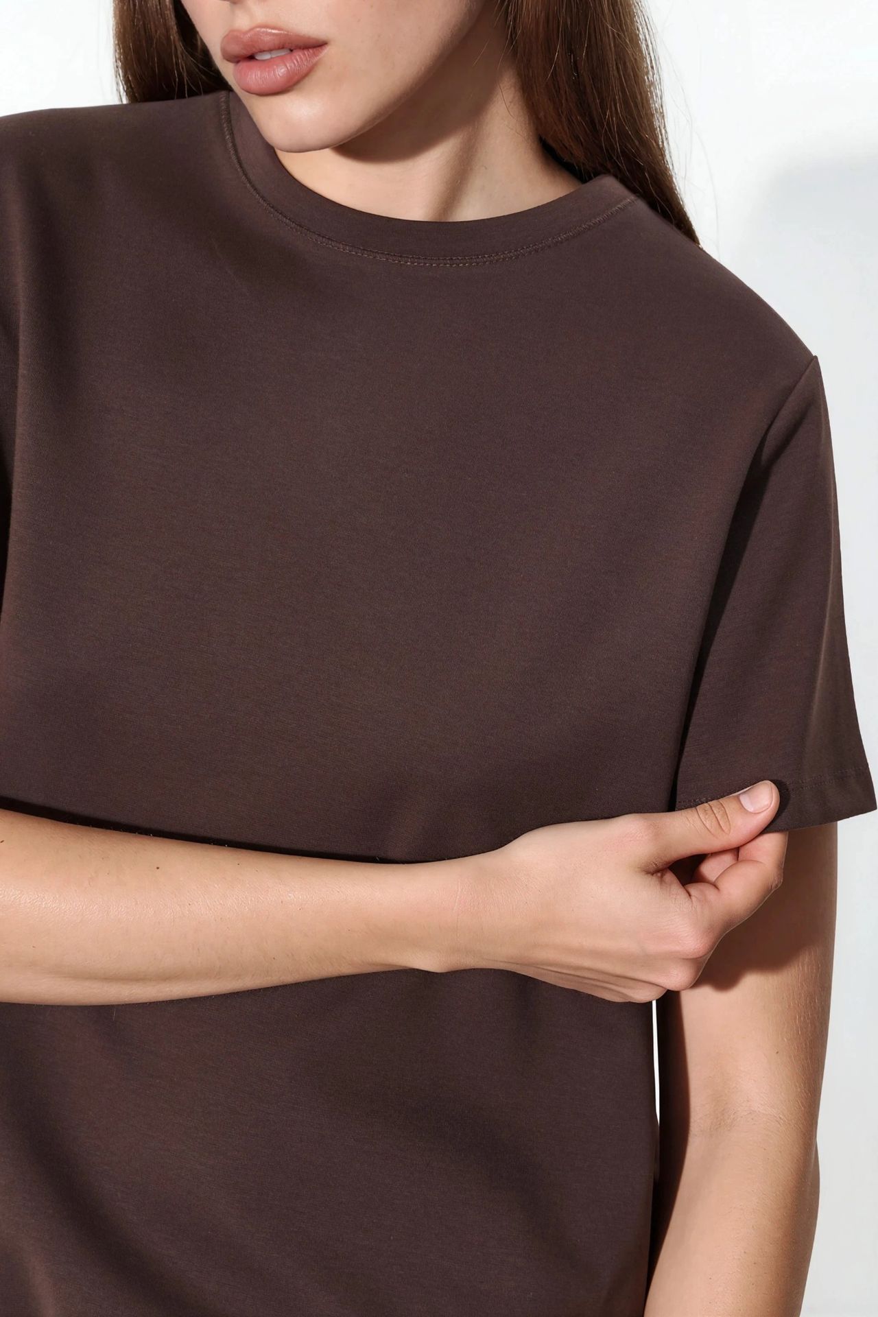 BUSEM Plain Crew Neck T-Shirt 5
