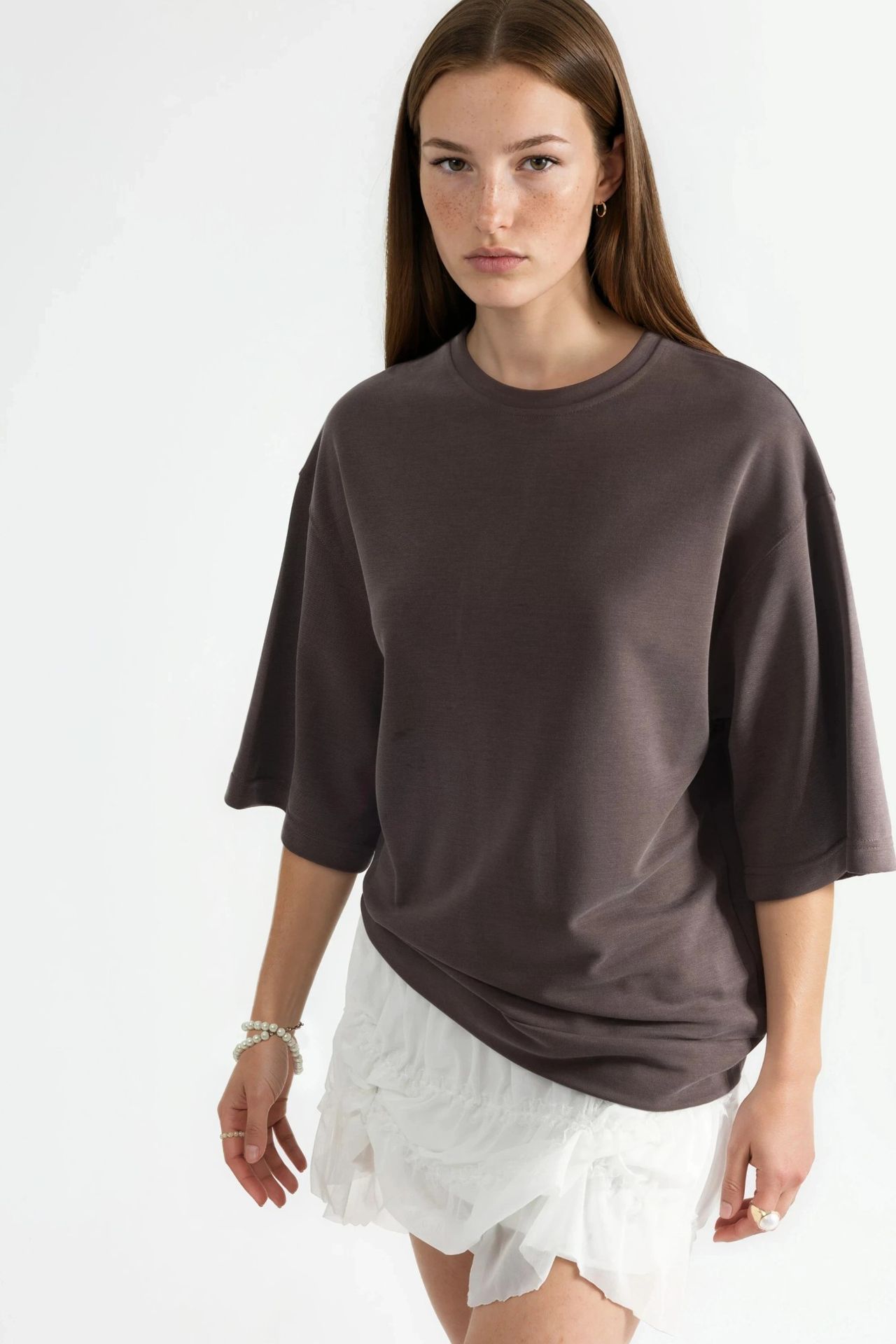 BUSEM Oversized Crew Neck Tee 2