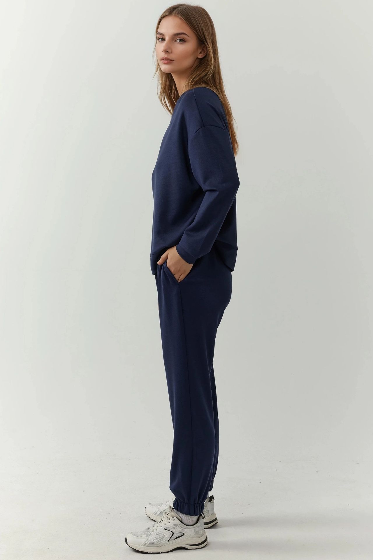 Elastic Waist Modal Touch Jogger Pants 5