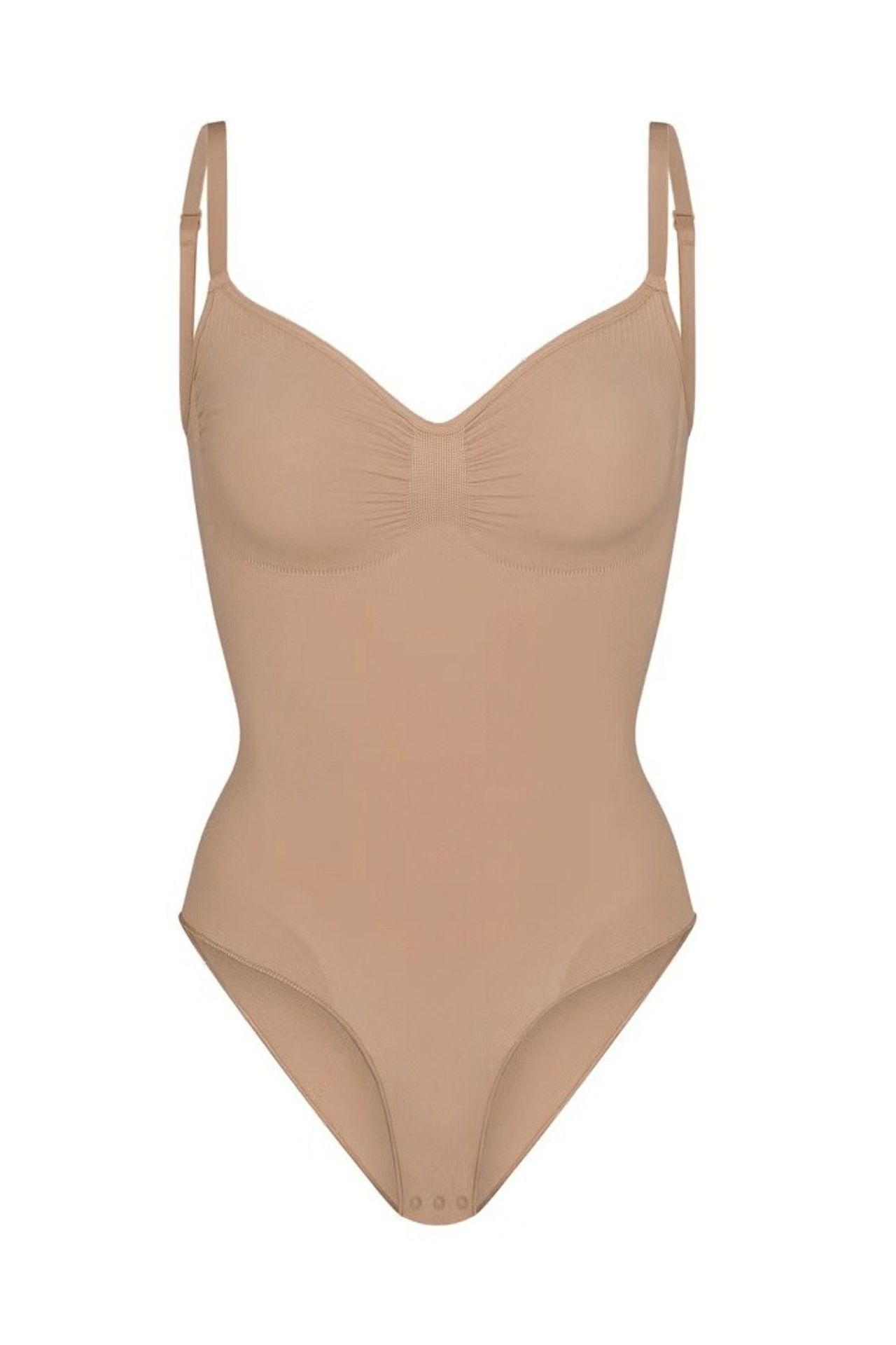 Premium Seamless Adjustable Strap Brief Bodysuit Shapewear 5