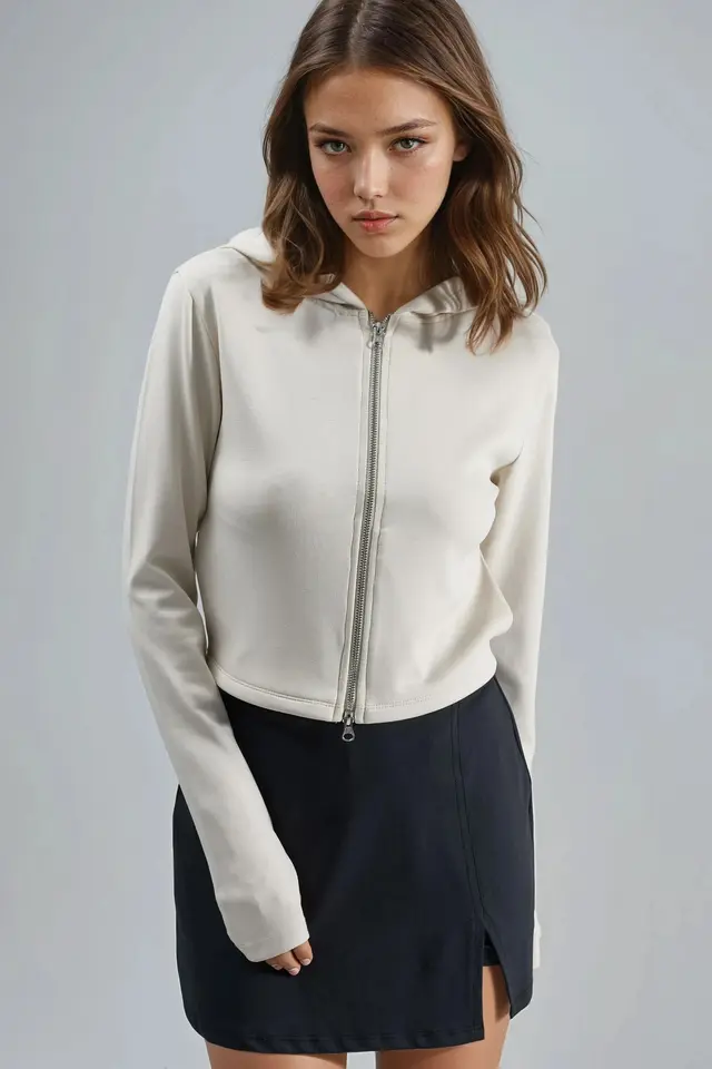 BUSEM Hooded Zip-Up Regular Fit Jacket