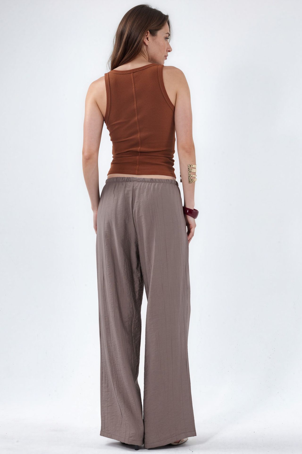 BUSEM Women's Wide-Leg Woven Trousers 5