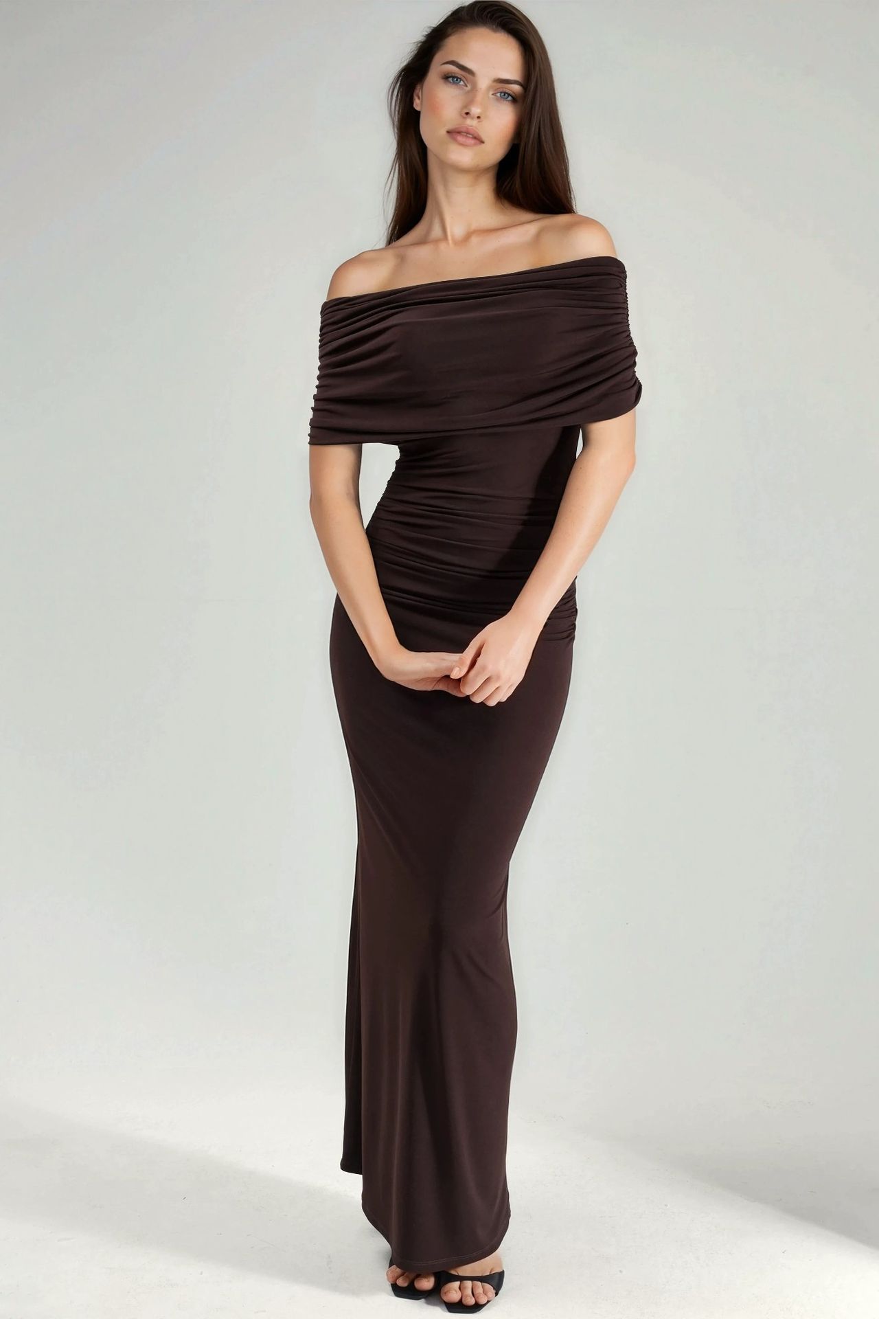 Strapless Maxi Bodycon Dress 7
