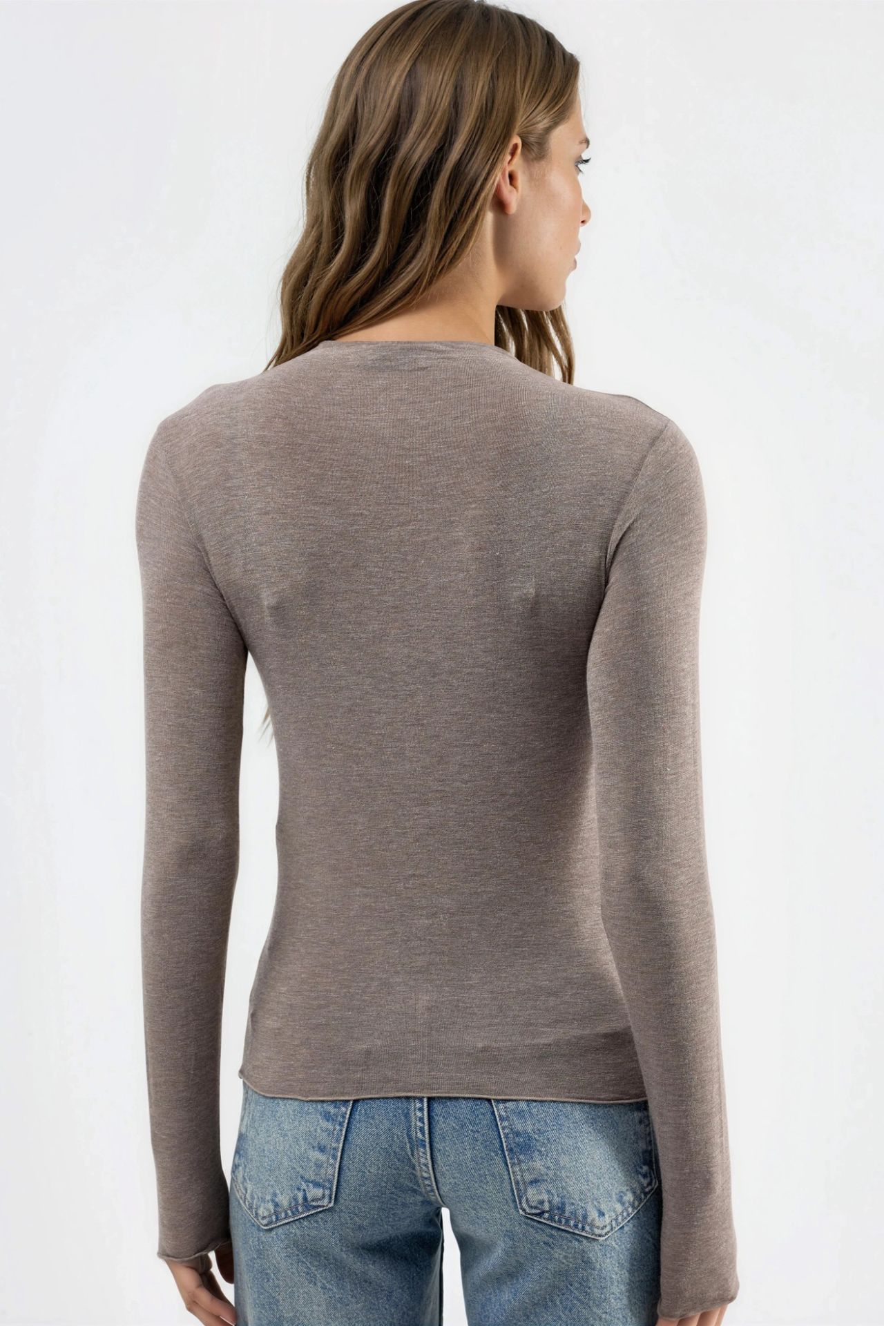 BUSEM Long Sleeve Slim Fit Blouse 3