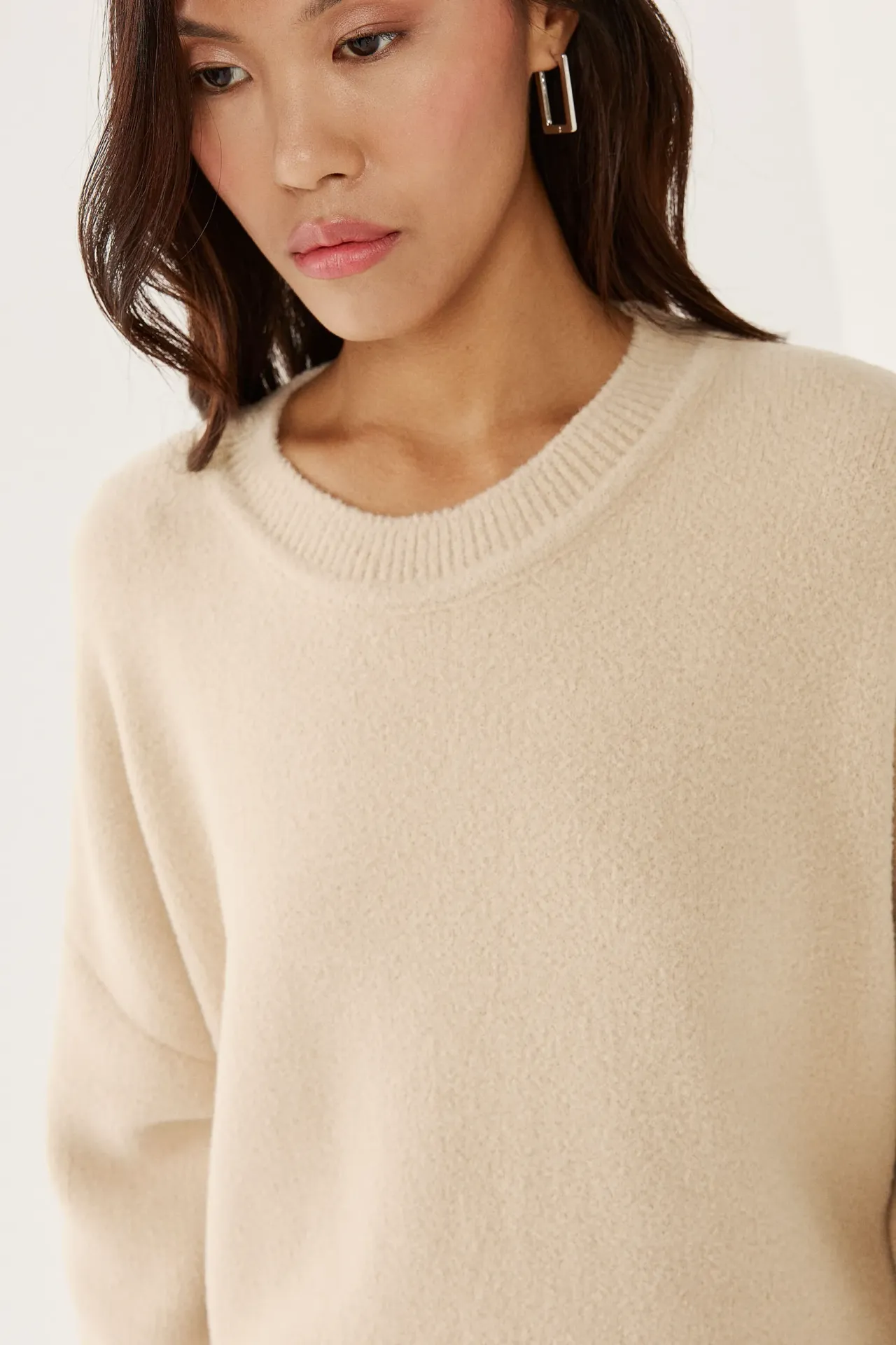 Crew Neck Comfy Sweater