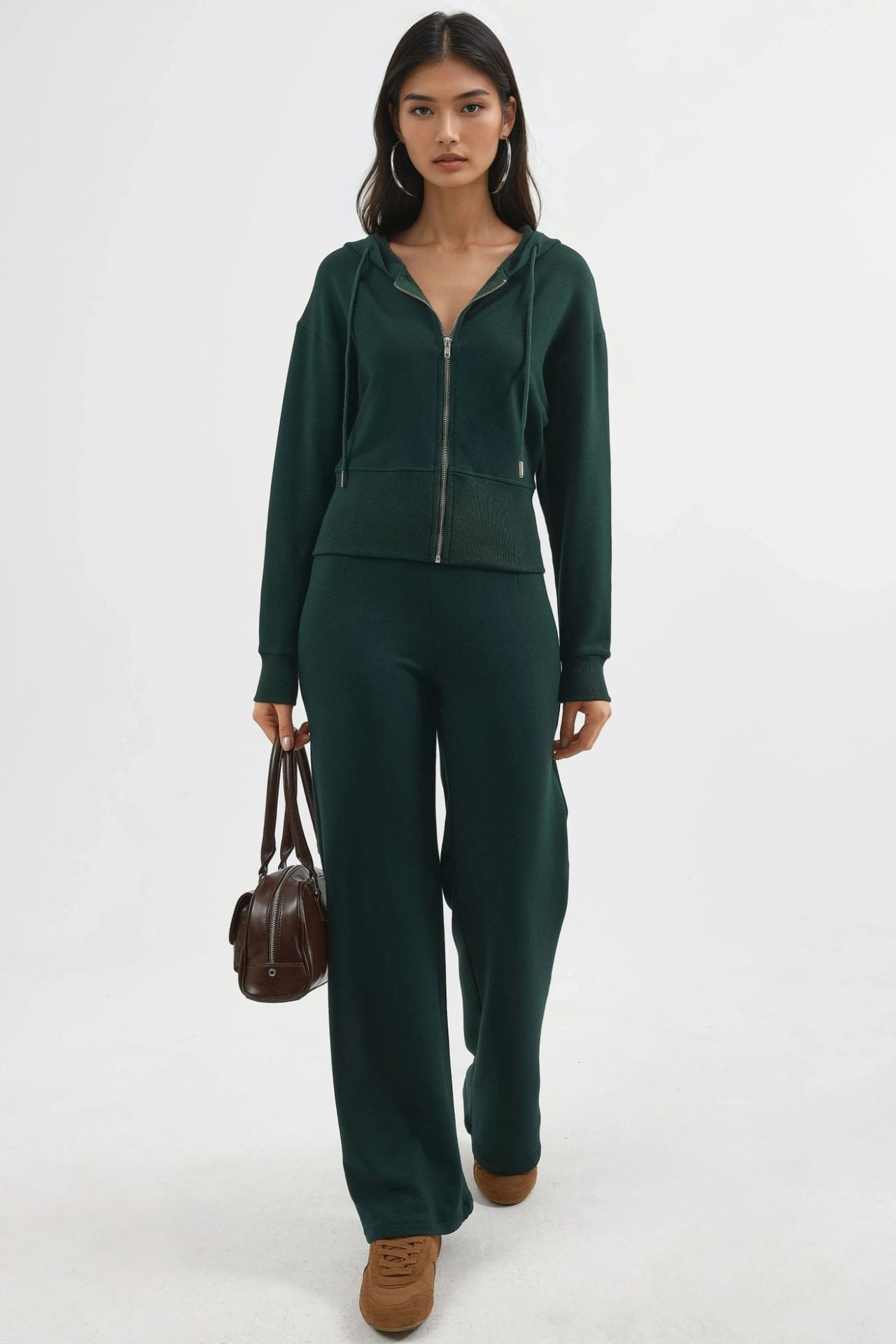 BUSEM Hooded Long Sleeve Zipper Jacket 6