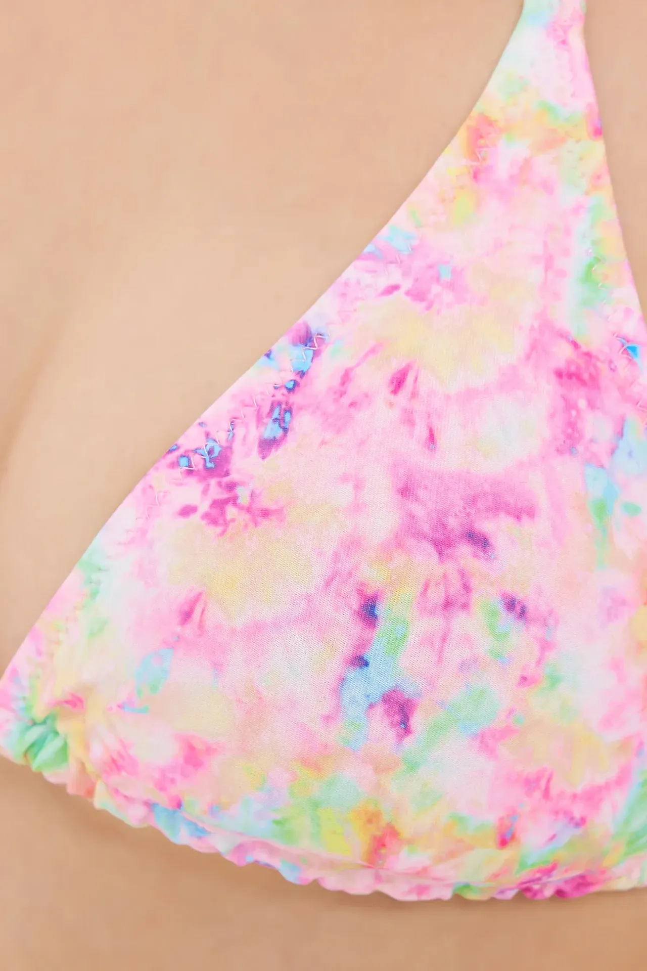 Tie Dye Triangle Tie Side Bikini set