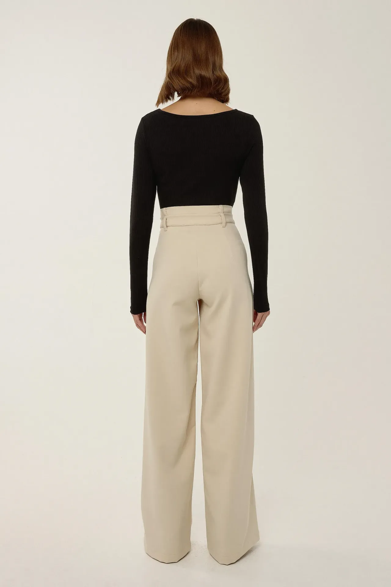 Wide Leg Double Waisted Pants