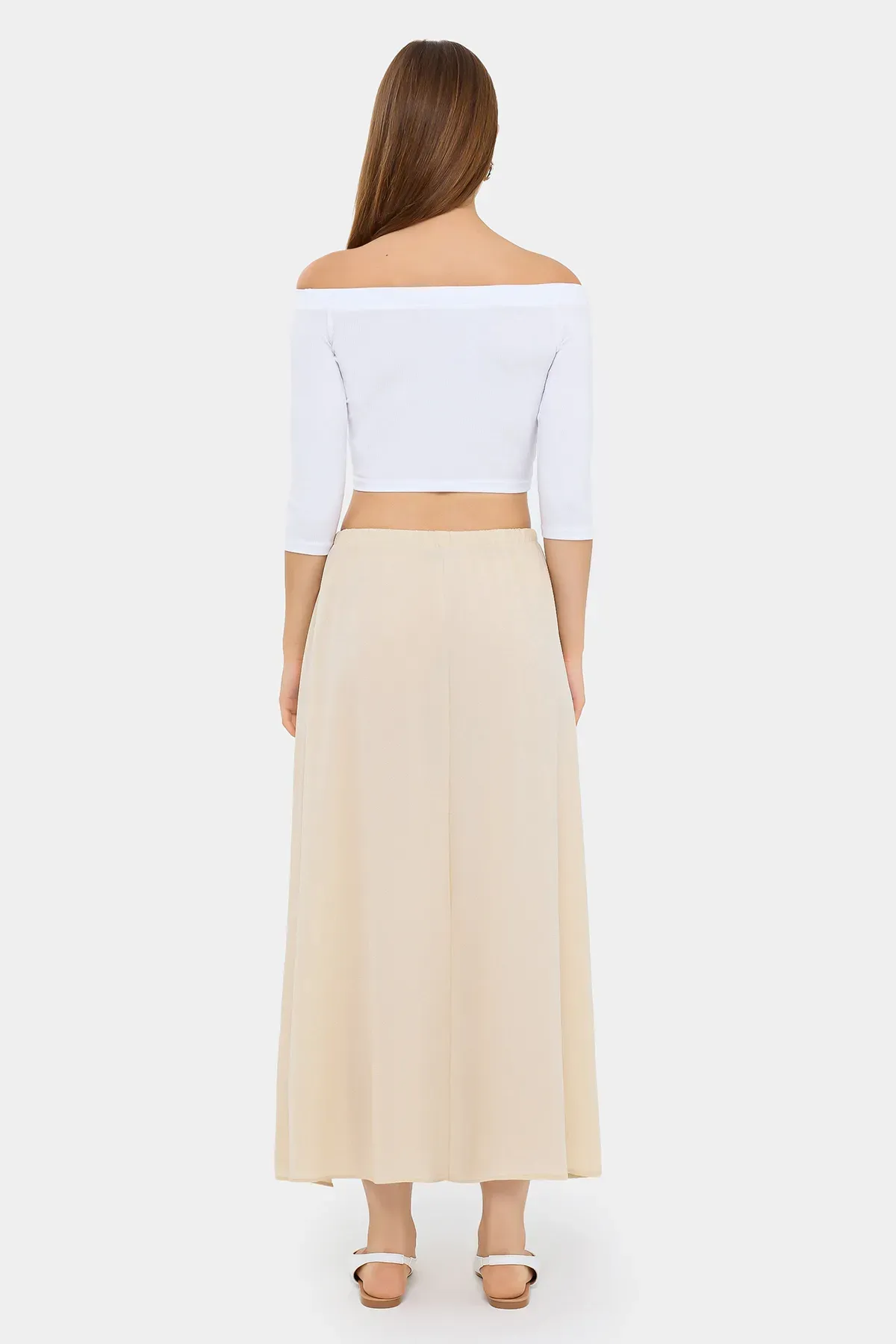 Lace-Up Maxi Skirt 4
