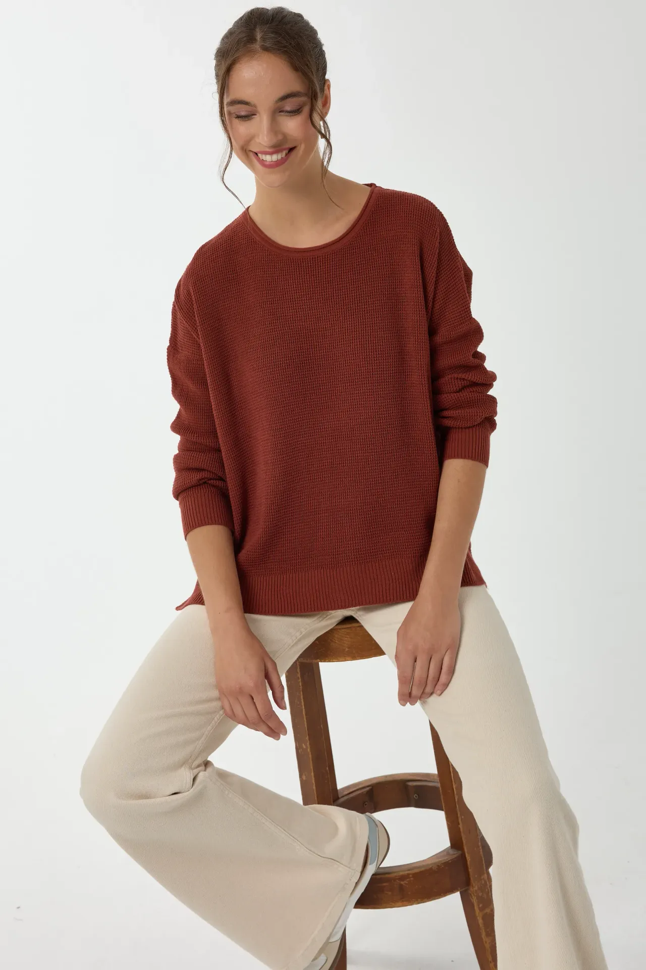 Relaxed-Fit Knitted Sweater