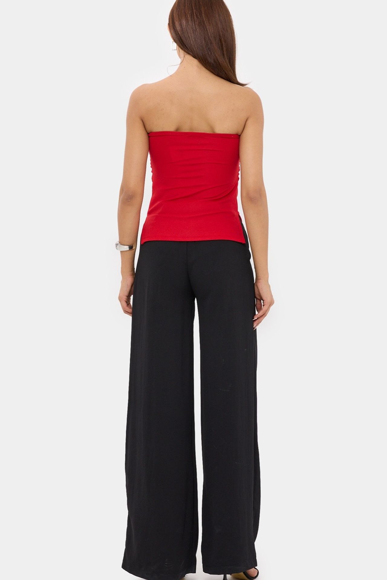 Strapless Solid Top with Side-Slits 2