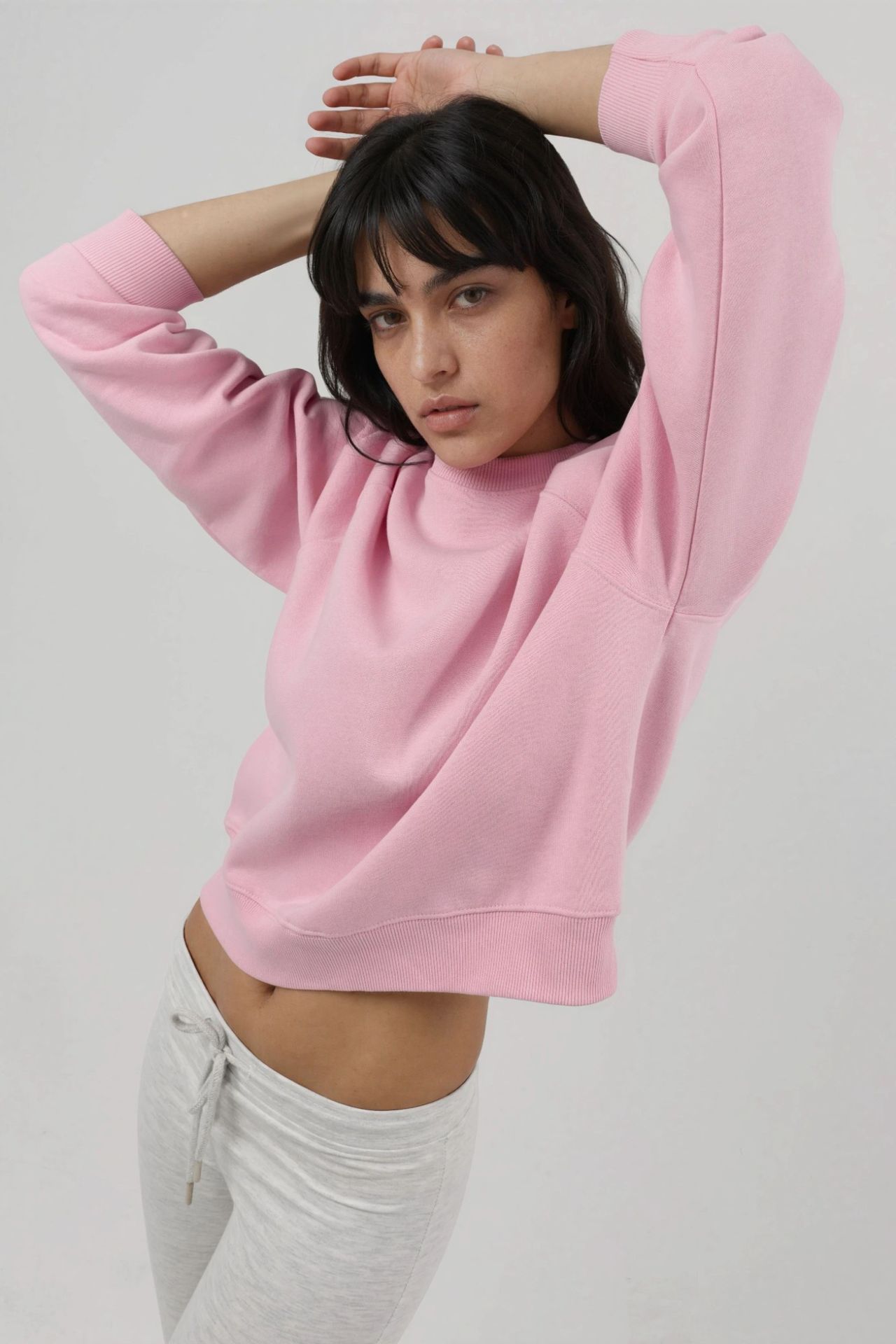BUSEM Crew Neck Long Sleeve Knitted Sweatshirt 4