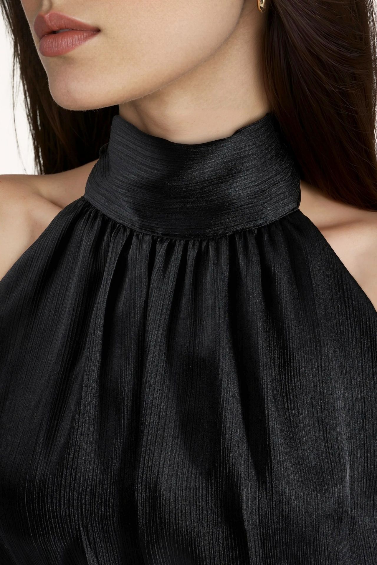 Halter Neck Crop Blouse 6