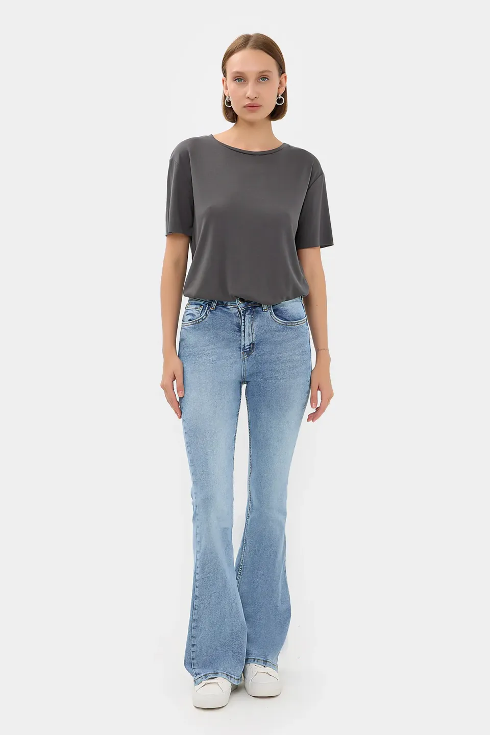 Basic Round Neck Short Sleeve T-Shirt