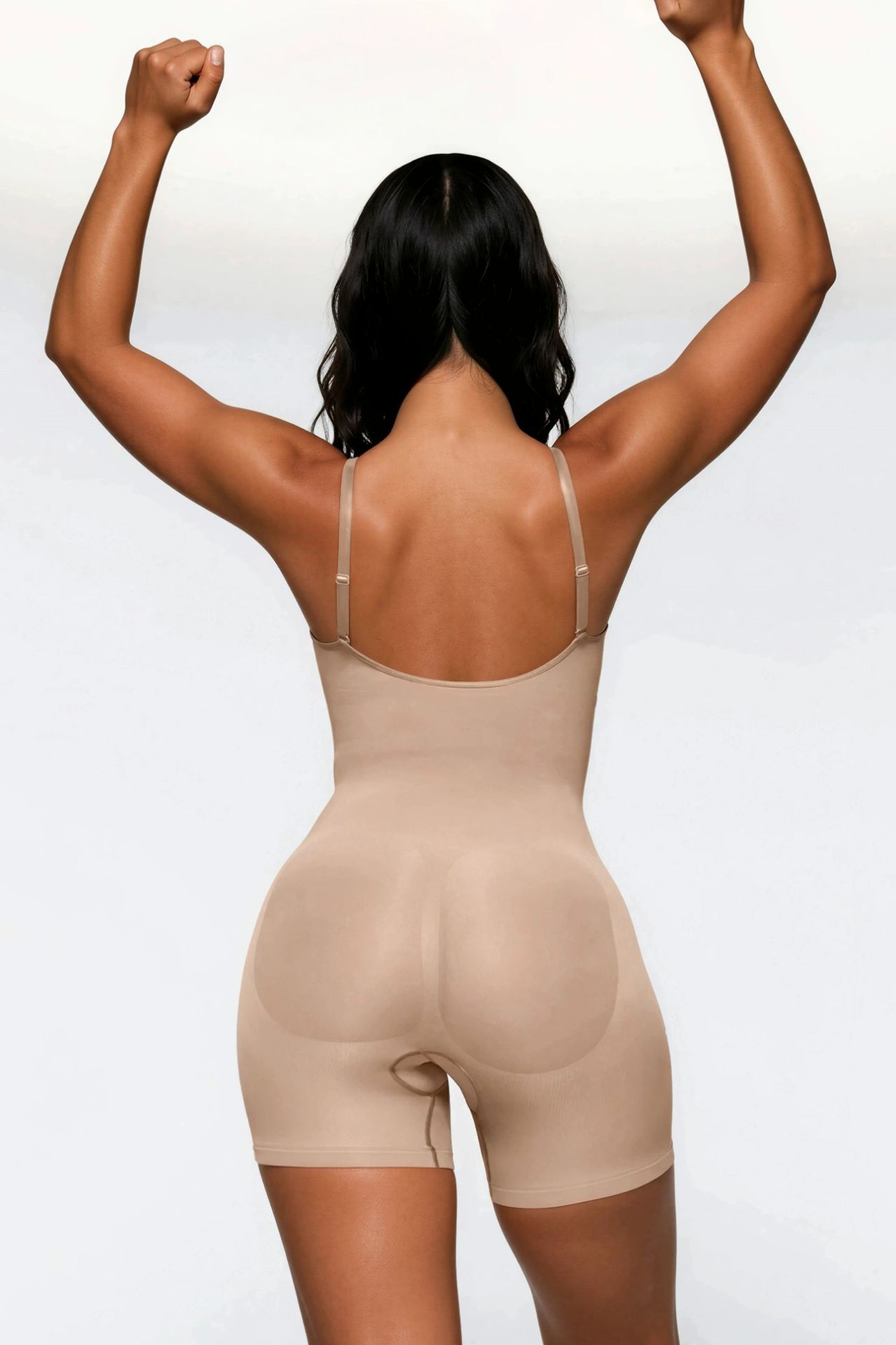 Premium Seamless Extra Firm Mid-Thigh Bodysuit Shapewear