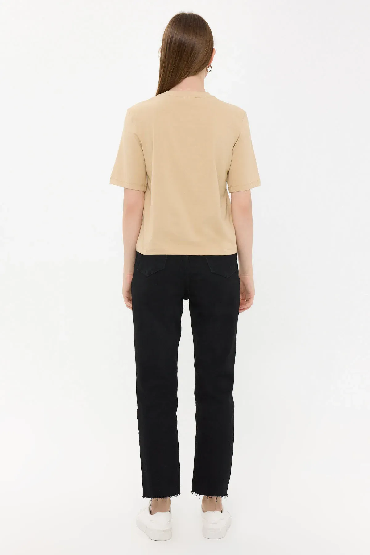 Basic Short Sleeve Crew Neck T-Shirt 4