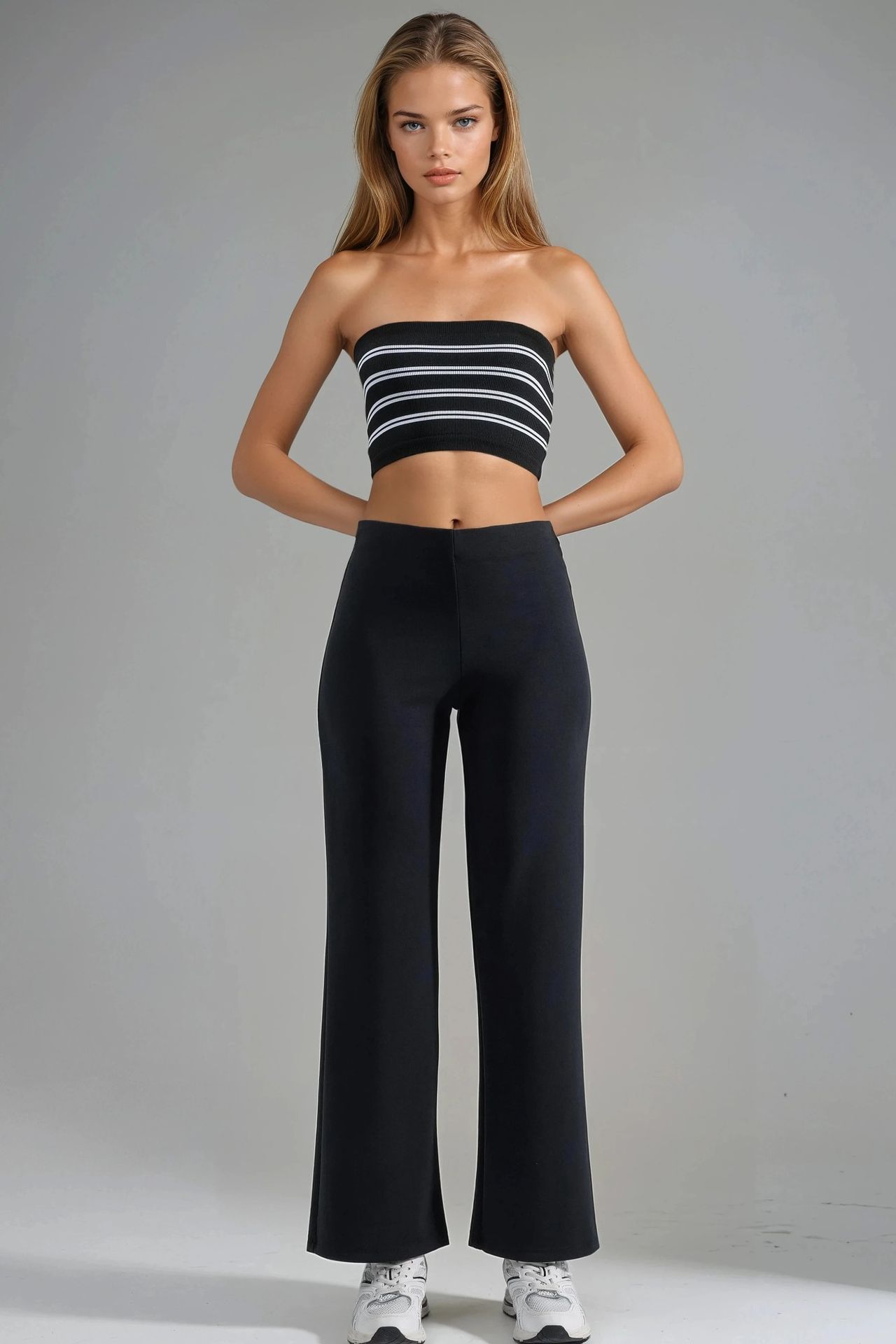 BUSEM High Waist Straight Leg Pants 5