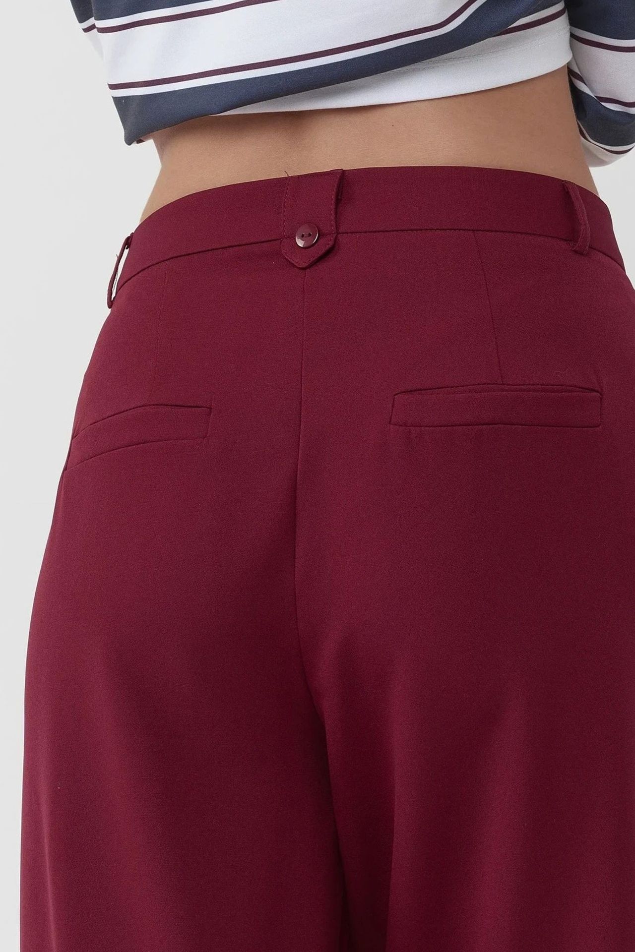 High Waist Pleated Palazzo Pants 4