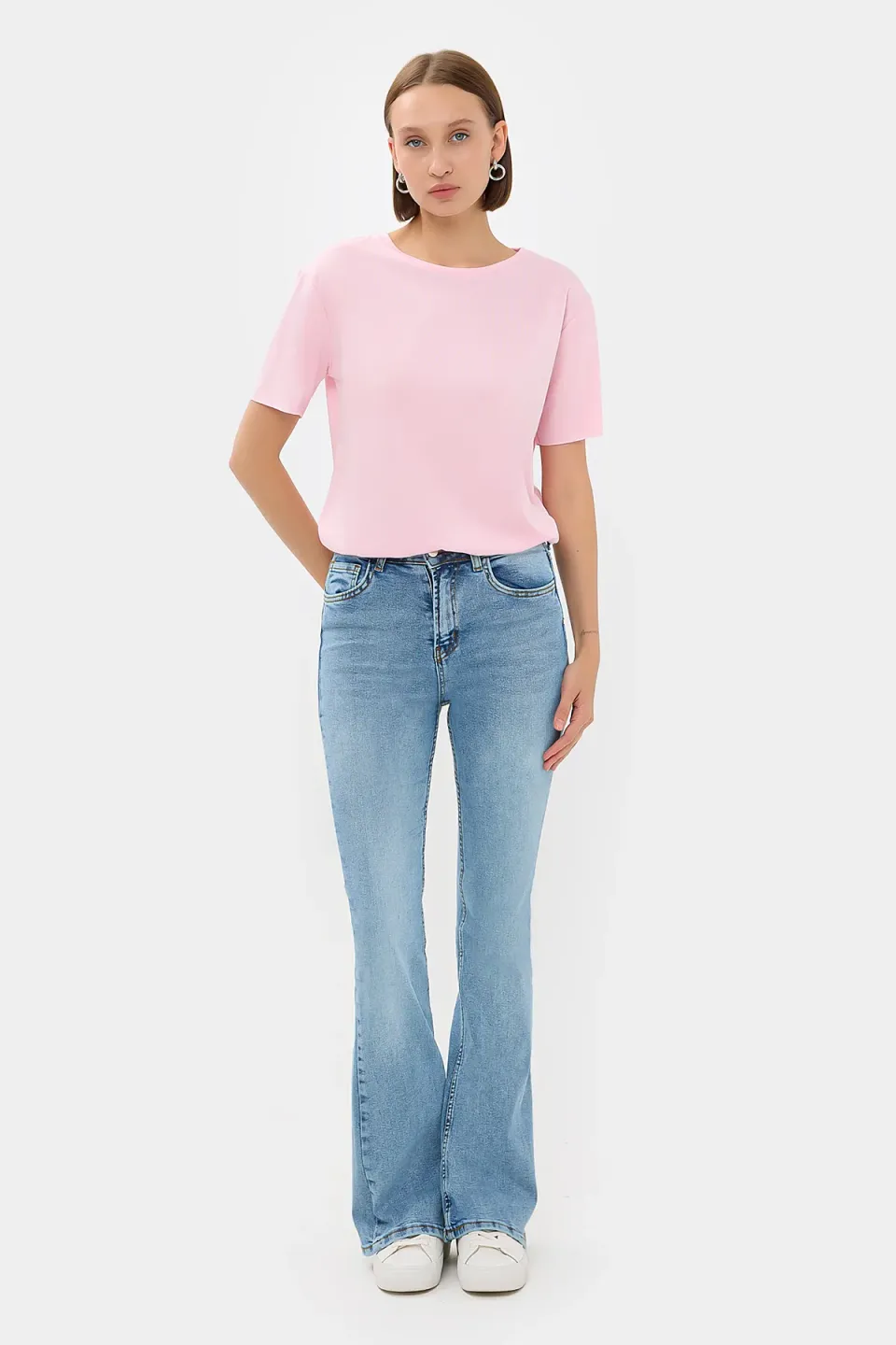 Basic Round Neck Short Sleeve T-Shirt