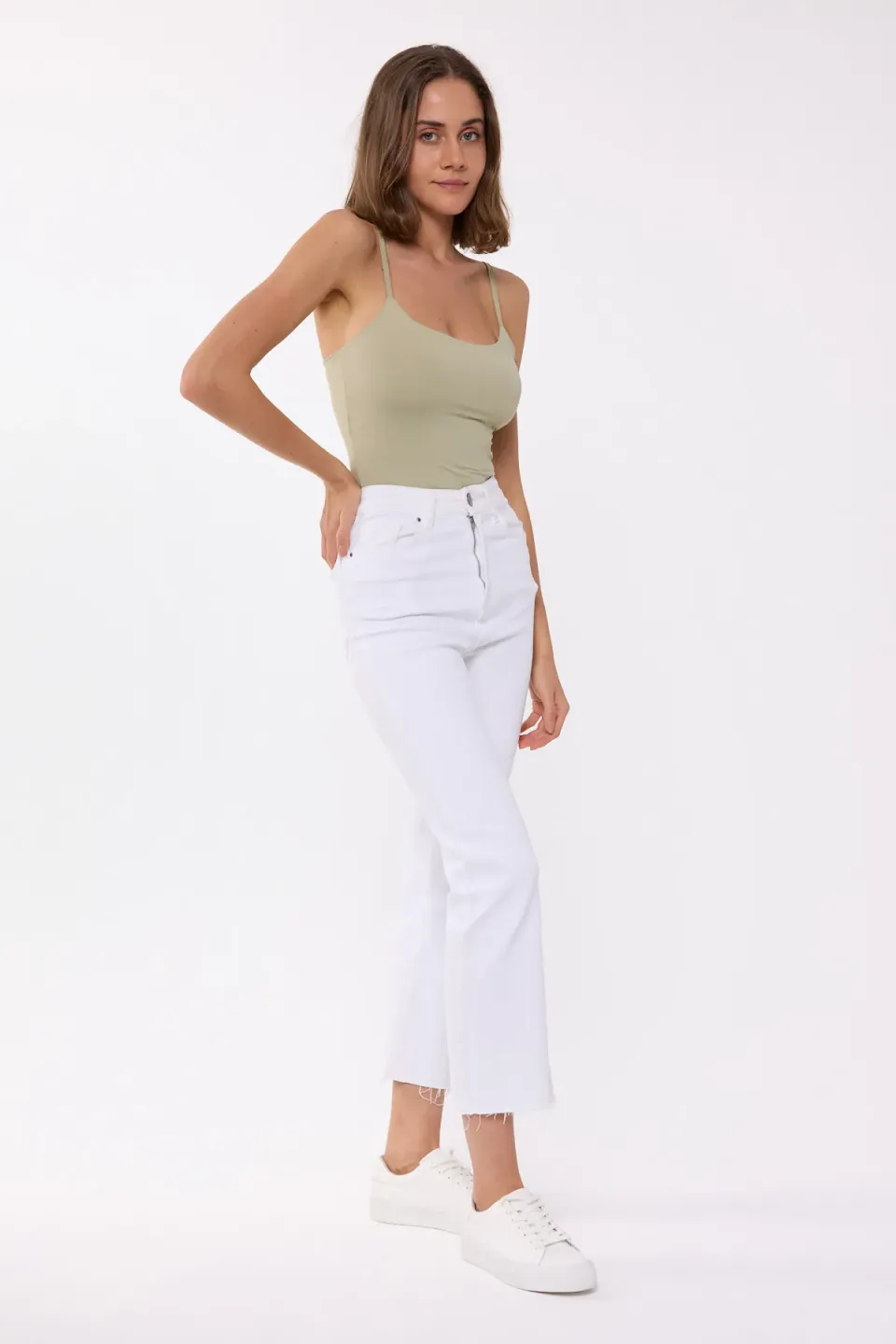 Basic Woven Spaghetti-Strap Body