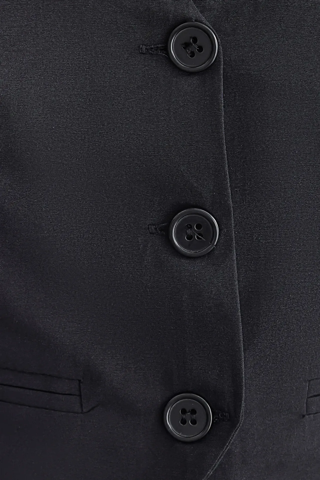 Tailored Cropped V-Neck Waistcoat