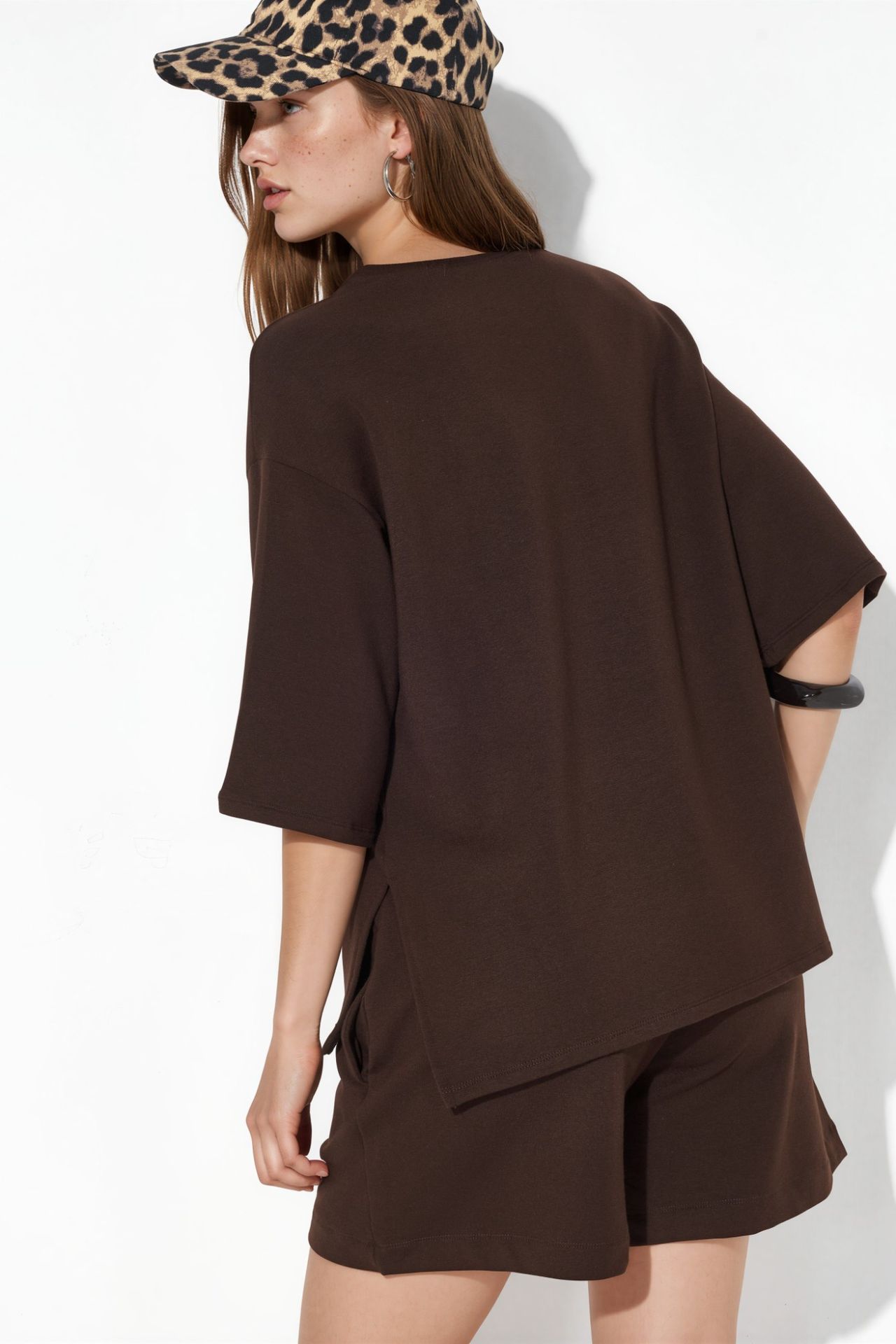 BUSEM Women's Loose-fit Crew Neck T-shirt 3