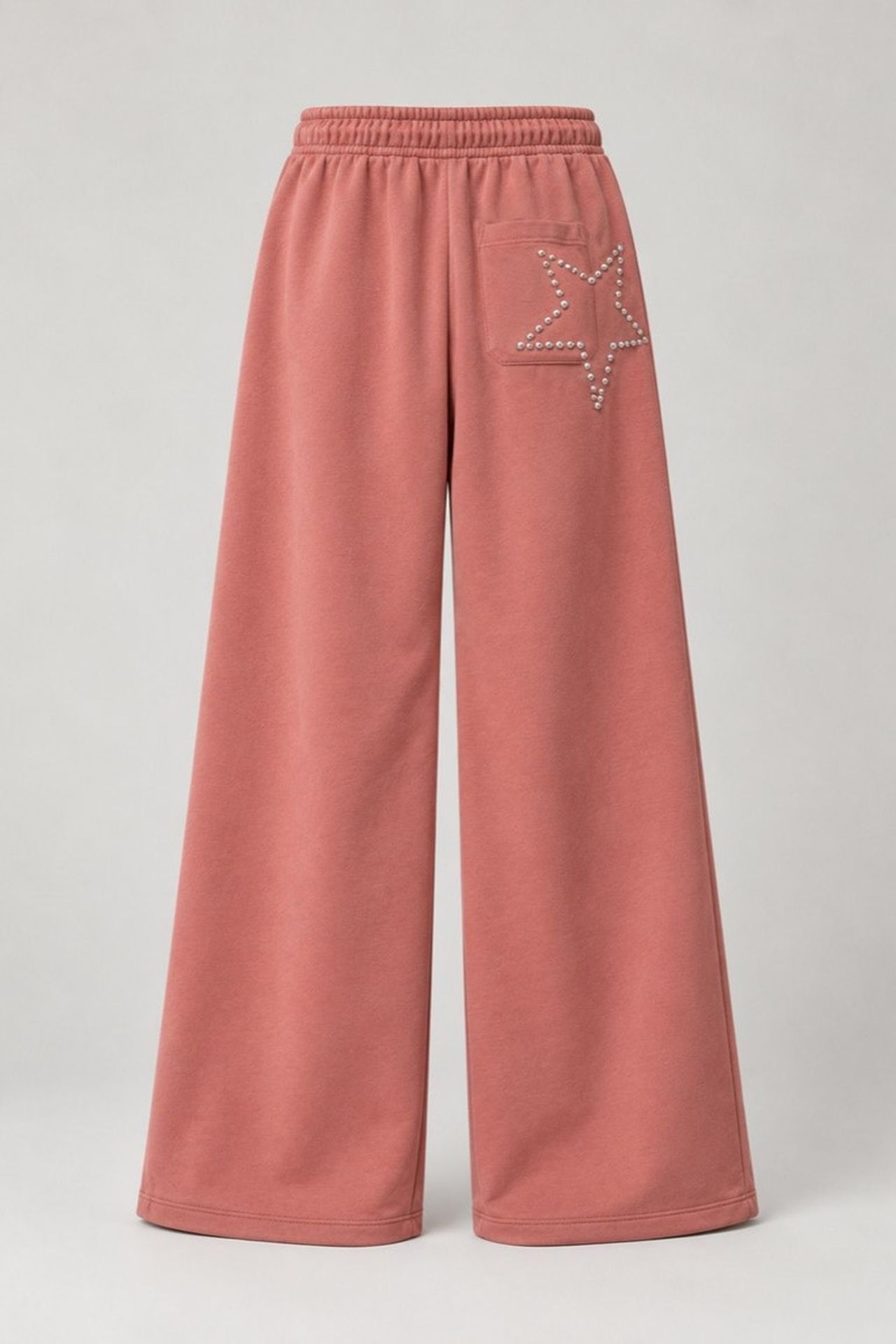 Wide Leg Pants with Star Detail 2