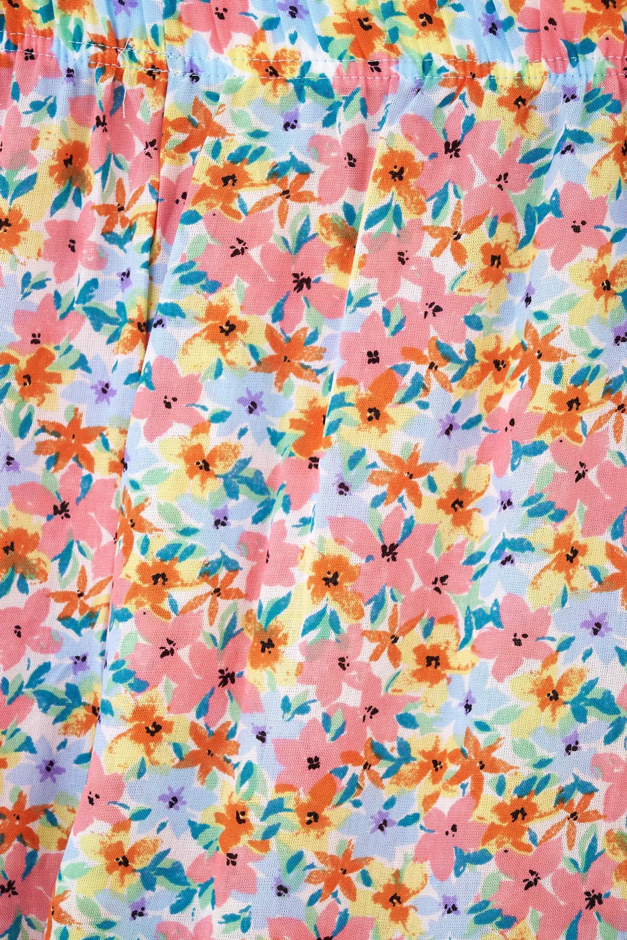 Floral Print Mid-Rise Straight-Leg Pajama Set