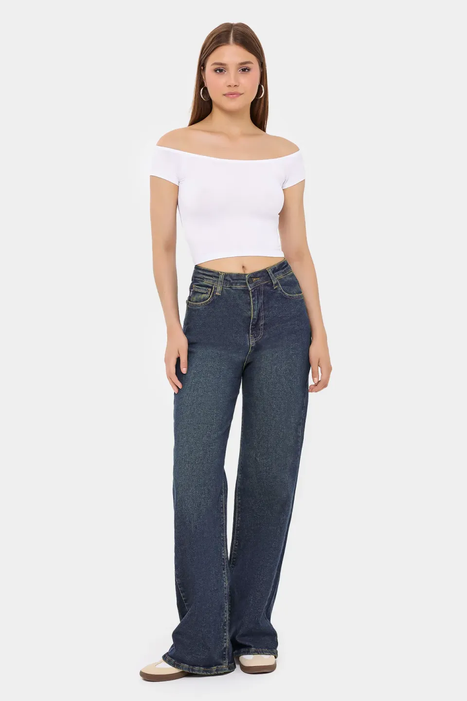 Off-Shoulder Crop Top