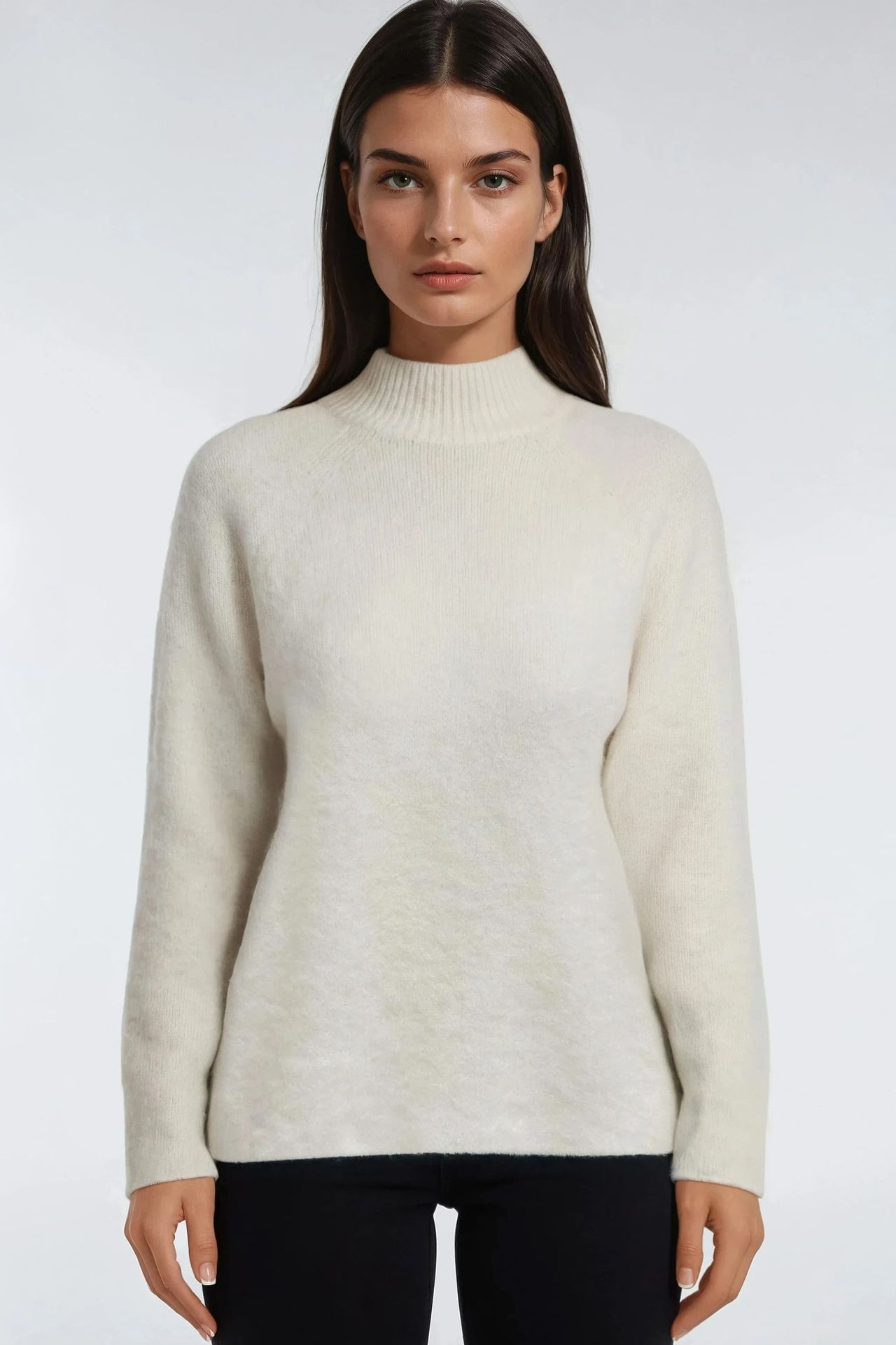 Mixray Knit Half Turtleneck Sweater 5