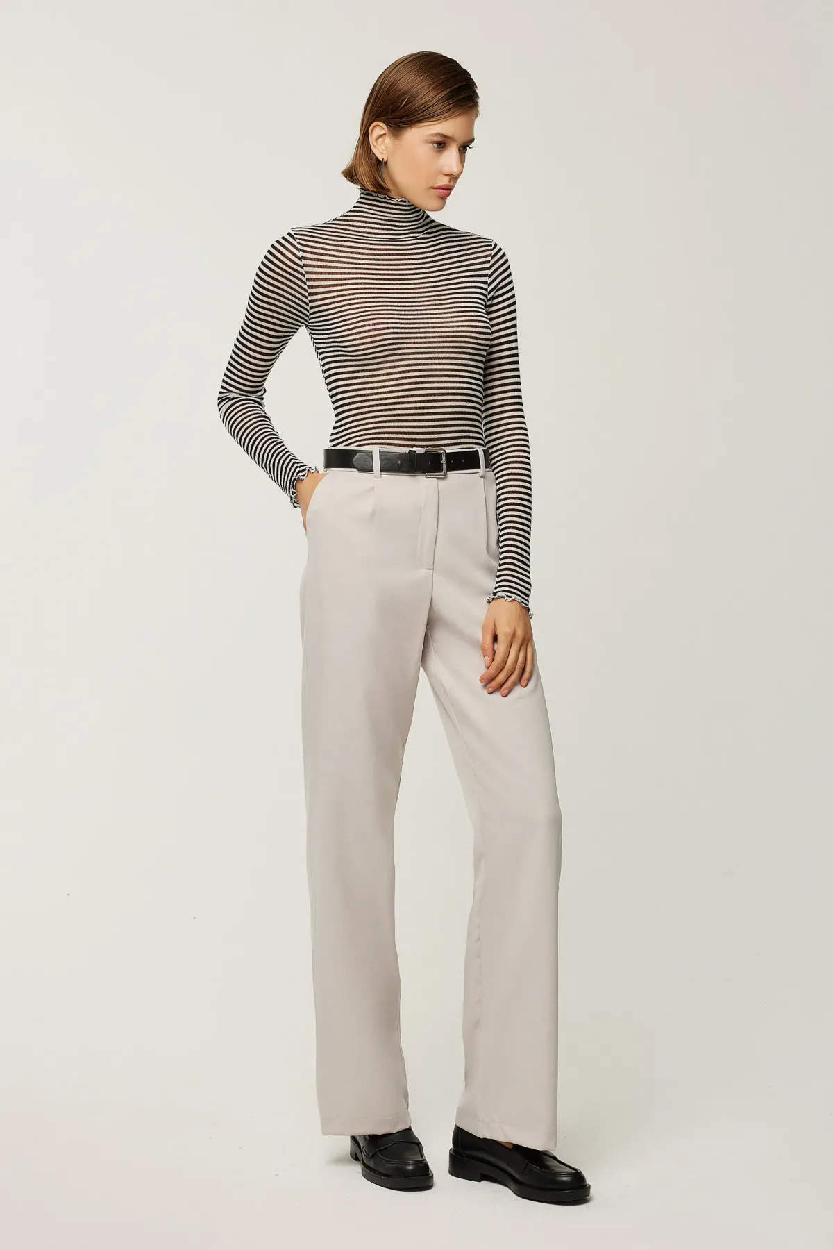 Straight Leg Suit Pants 1