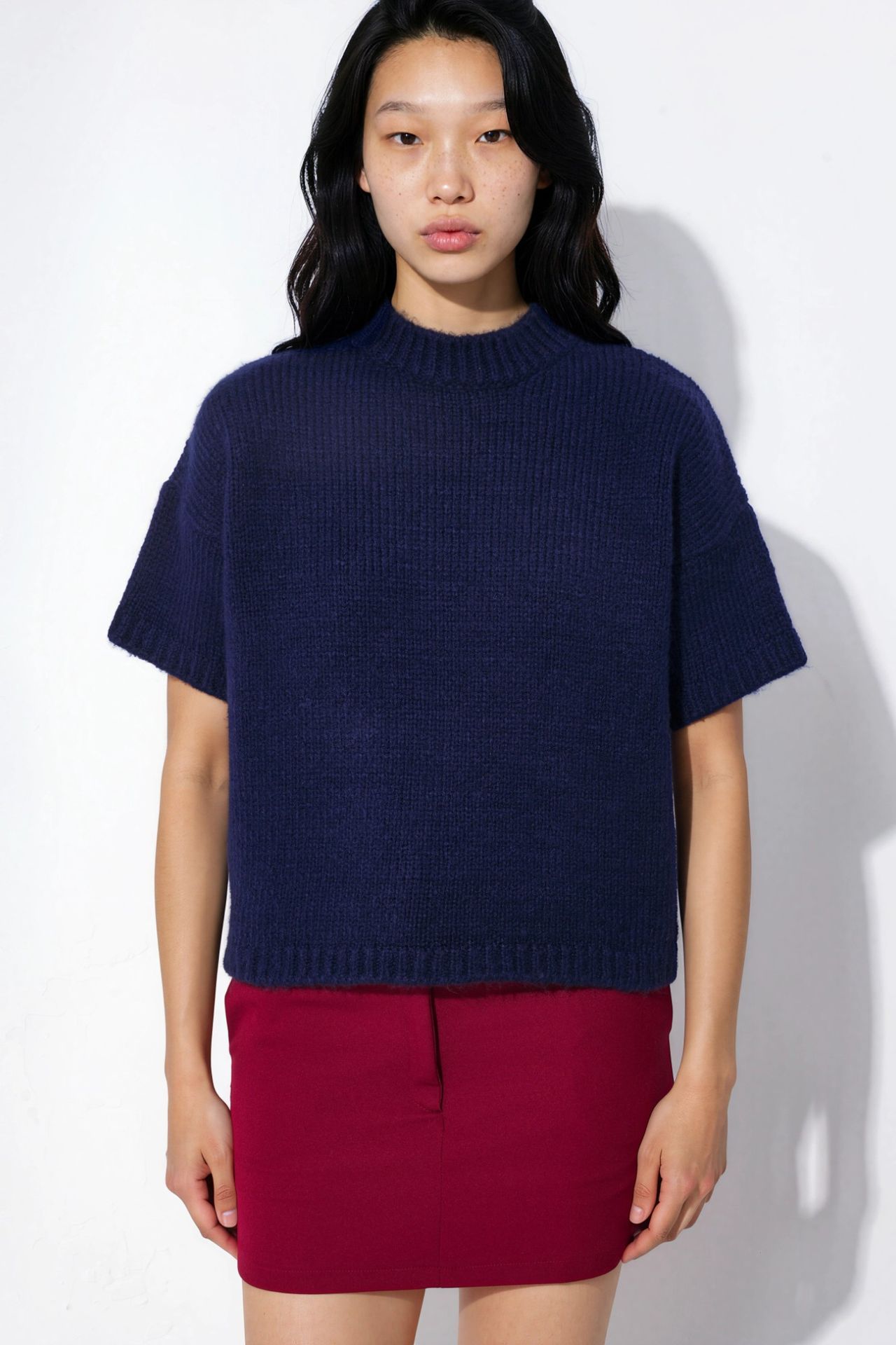 Relaxed Fit Crew Neck Knitwear Sweater 5