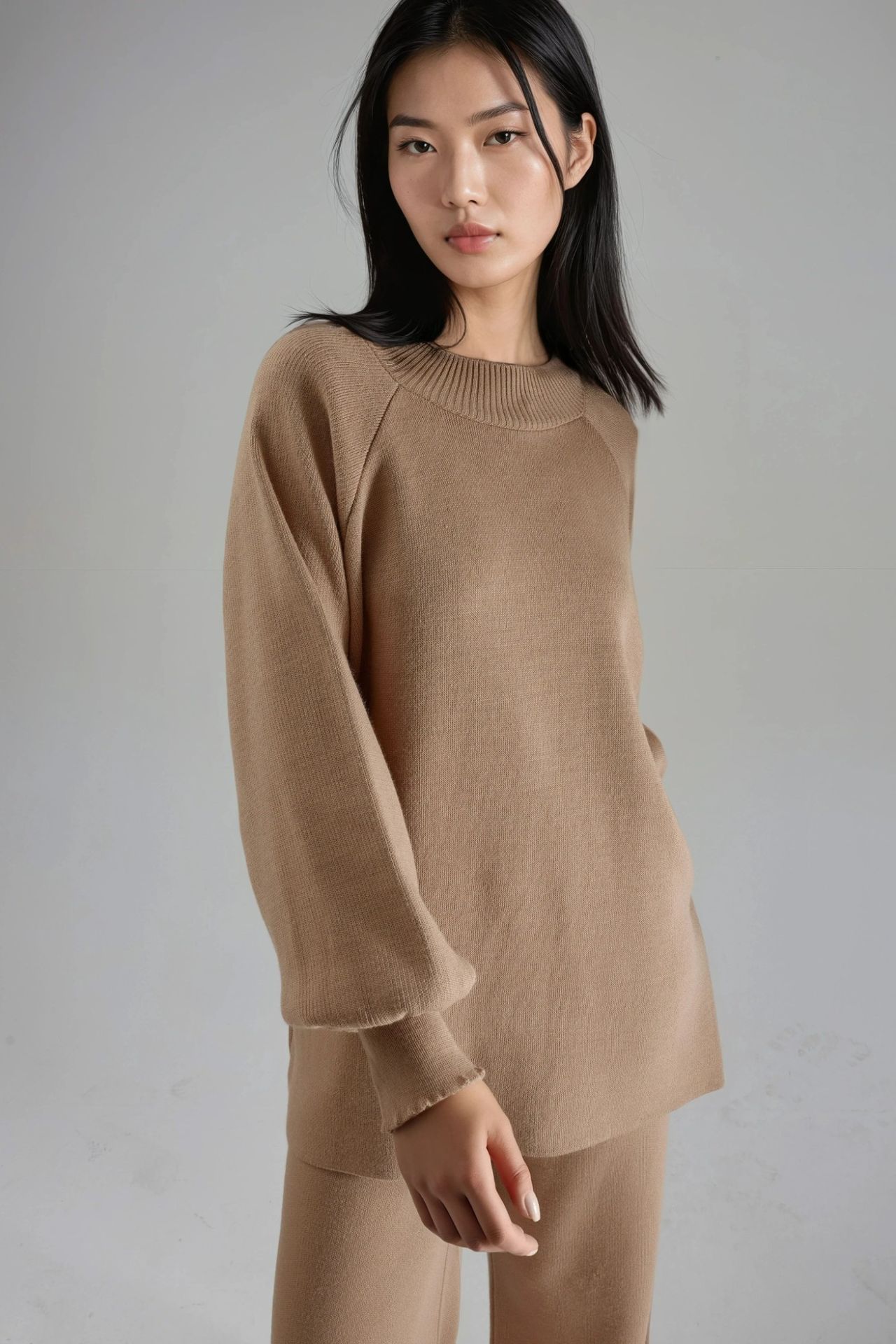 MY FASHION Loose Fit Sweater & Pants Knit Co-ord Set 7