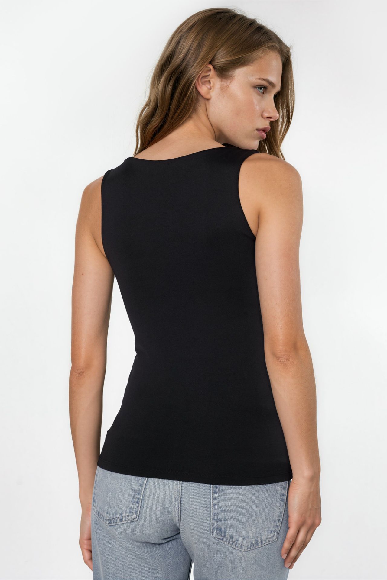 BUSEM U Collar Knitted Cami Top 3