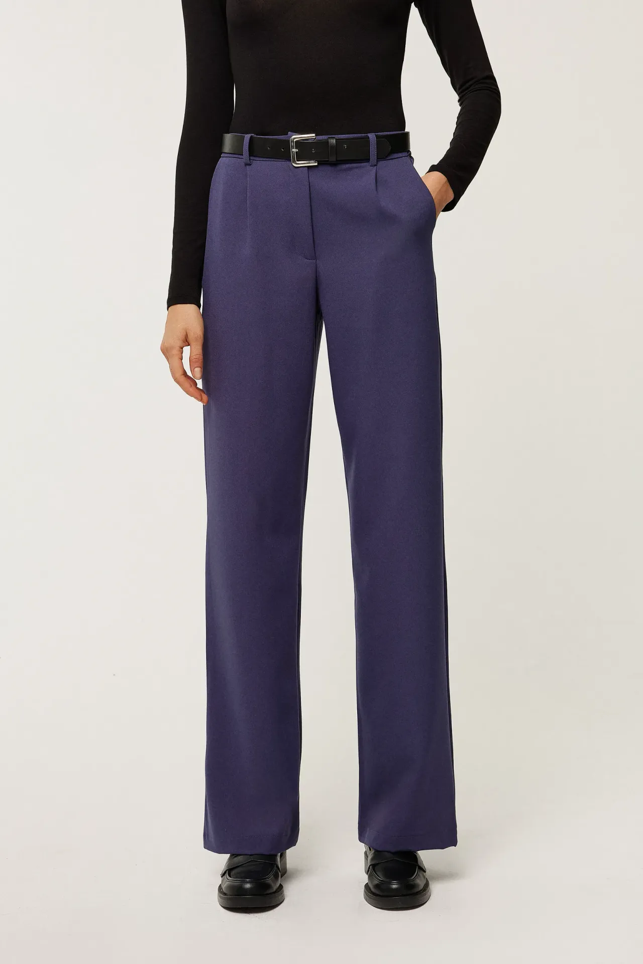 Straight Leg Suit Pants