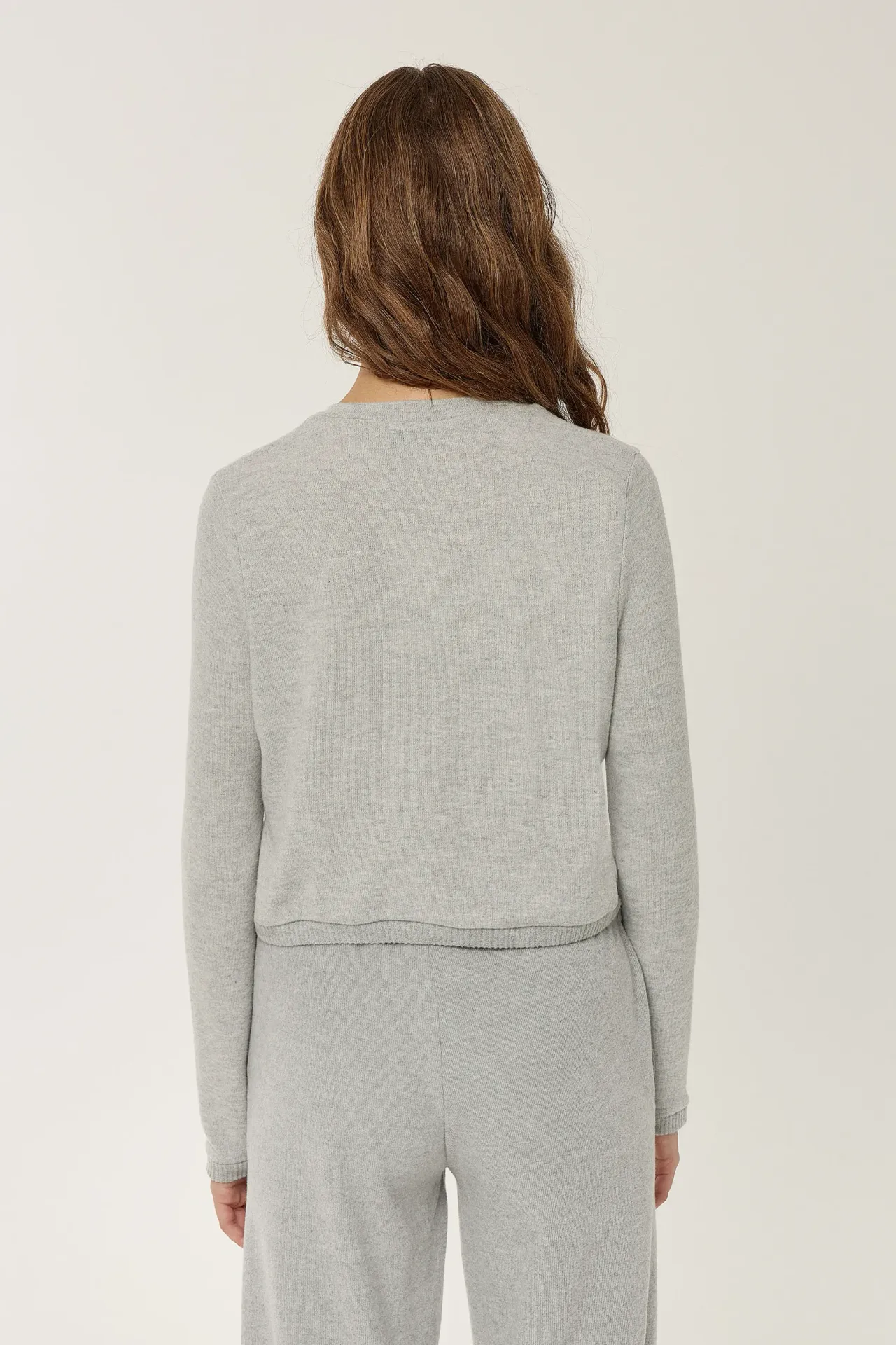 Buttoned Knit Cardigan
