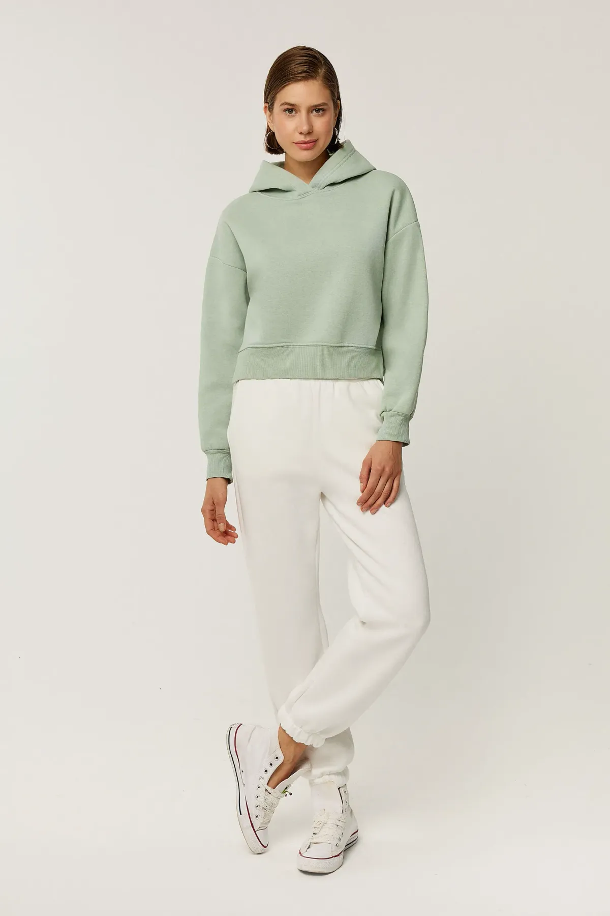 Relaxed Jersey Hoodie 1
