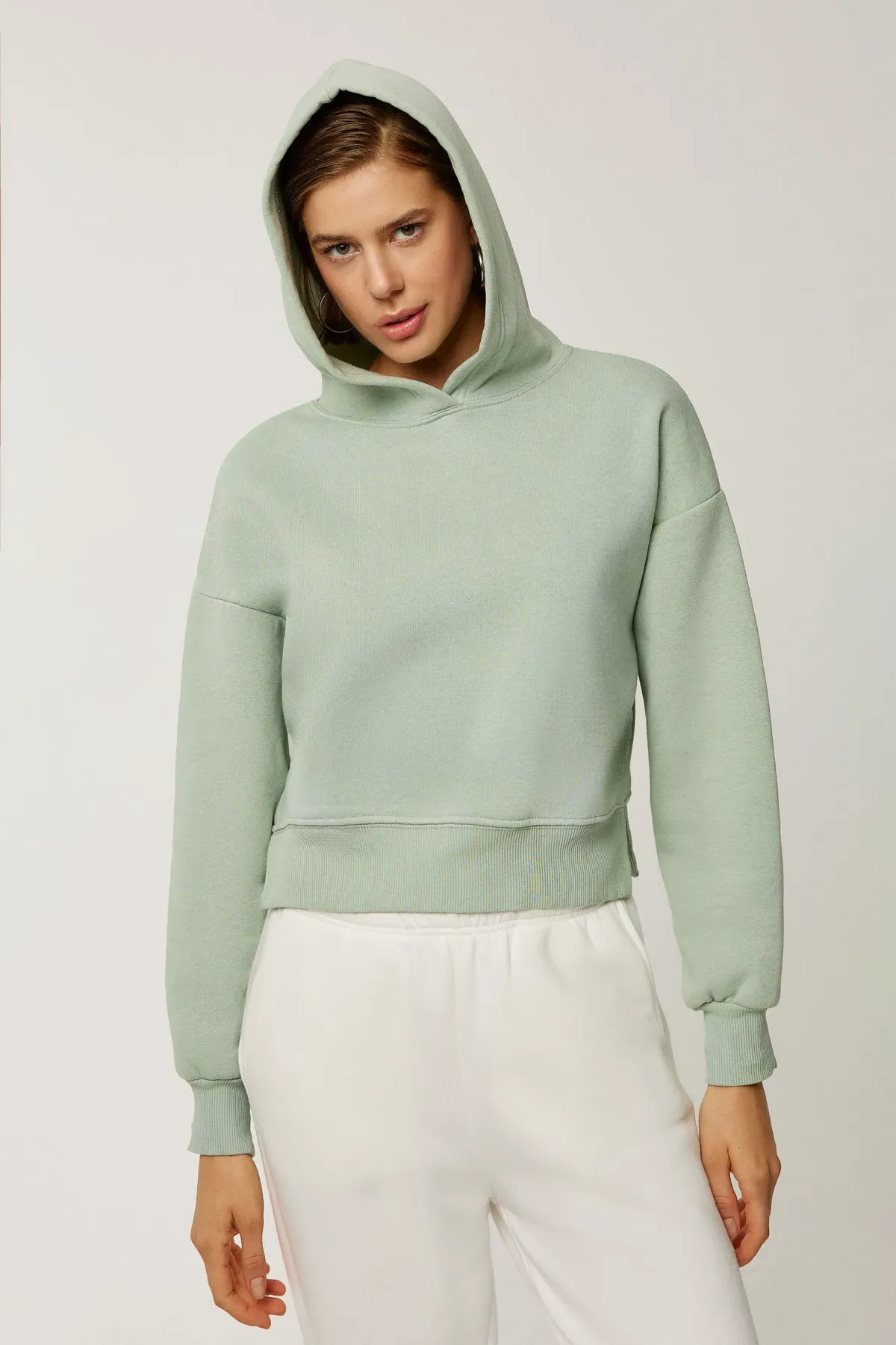 Relaxed Jersey Hoodie 3