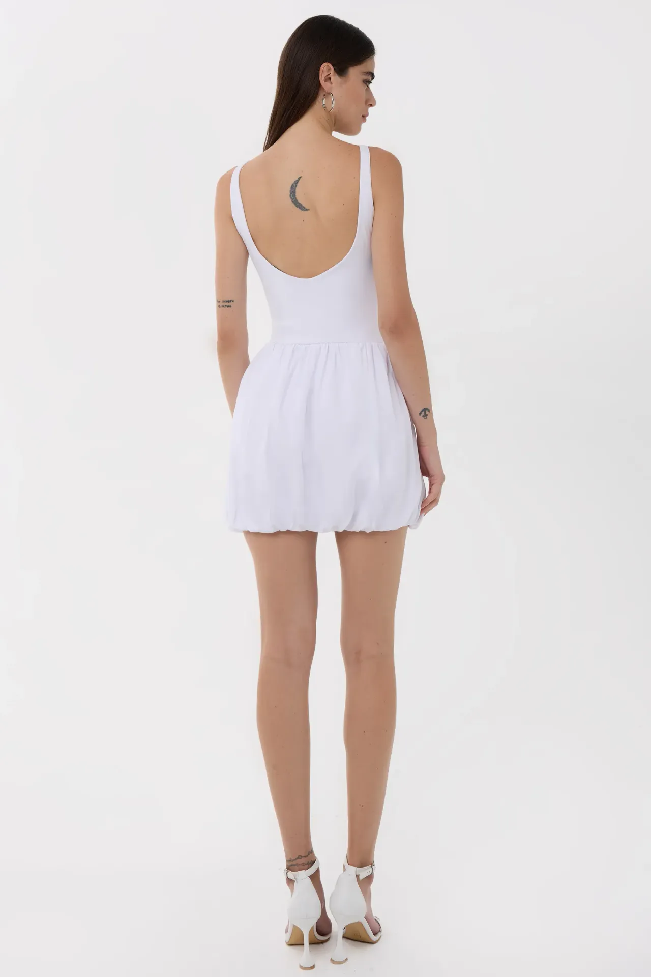 Balloon Skirt Mini Dress