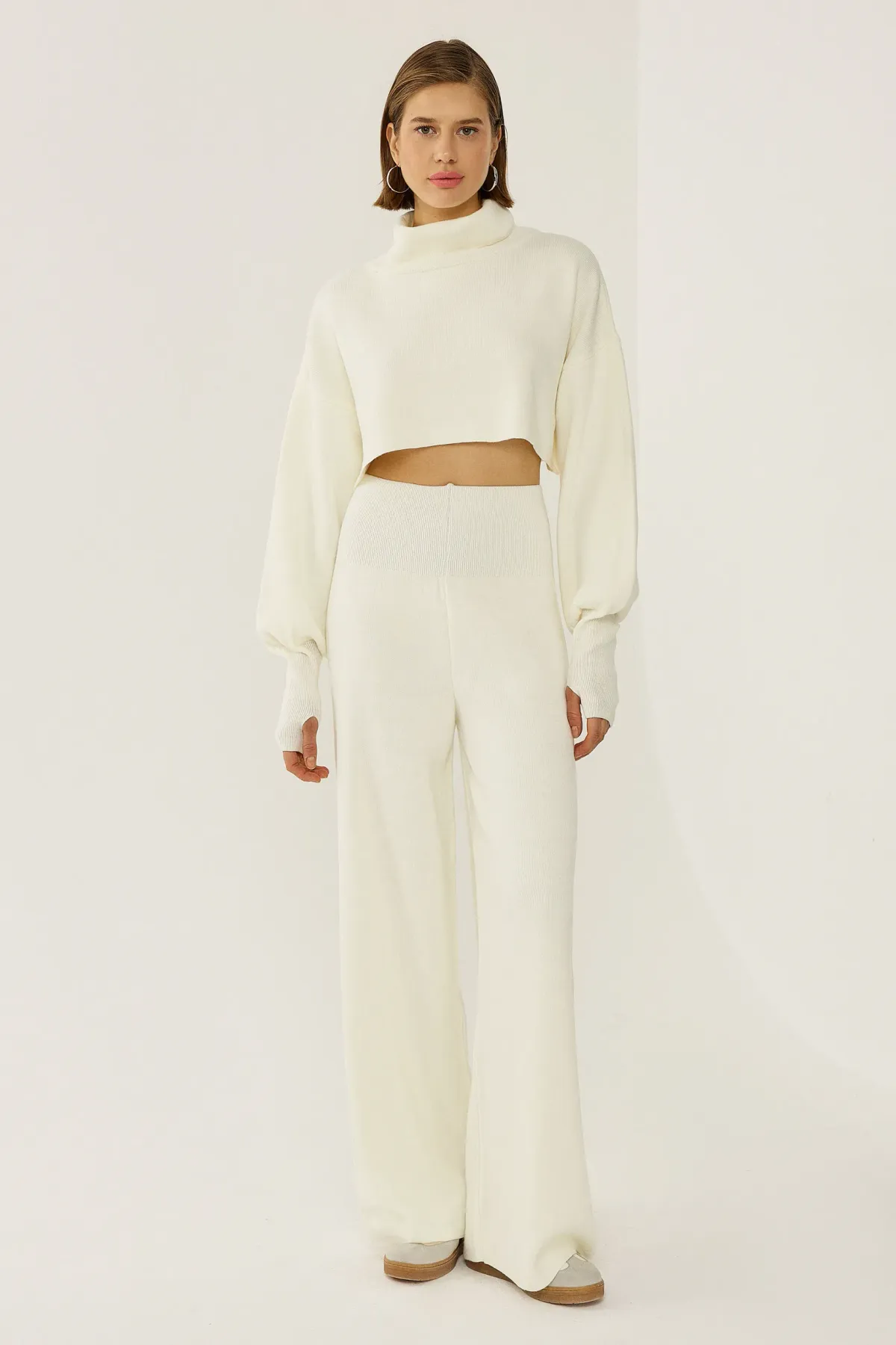 Turtleneck Knit Co-ord Set 2