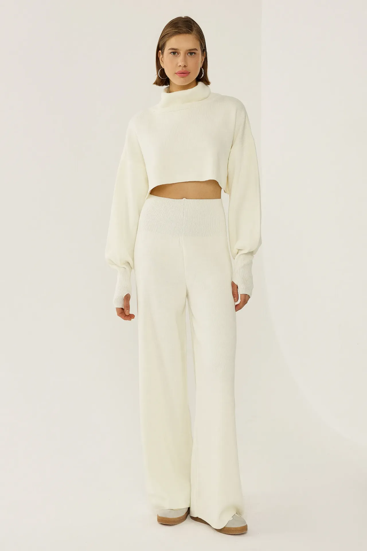 Turtleneck Knit Co-ord Set