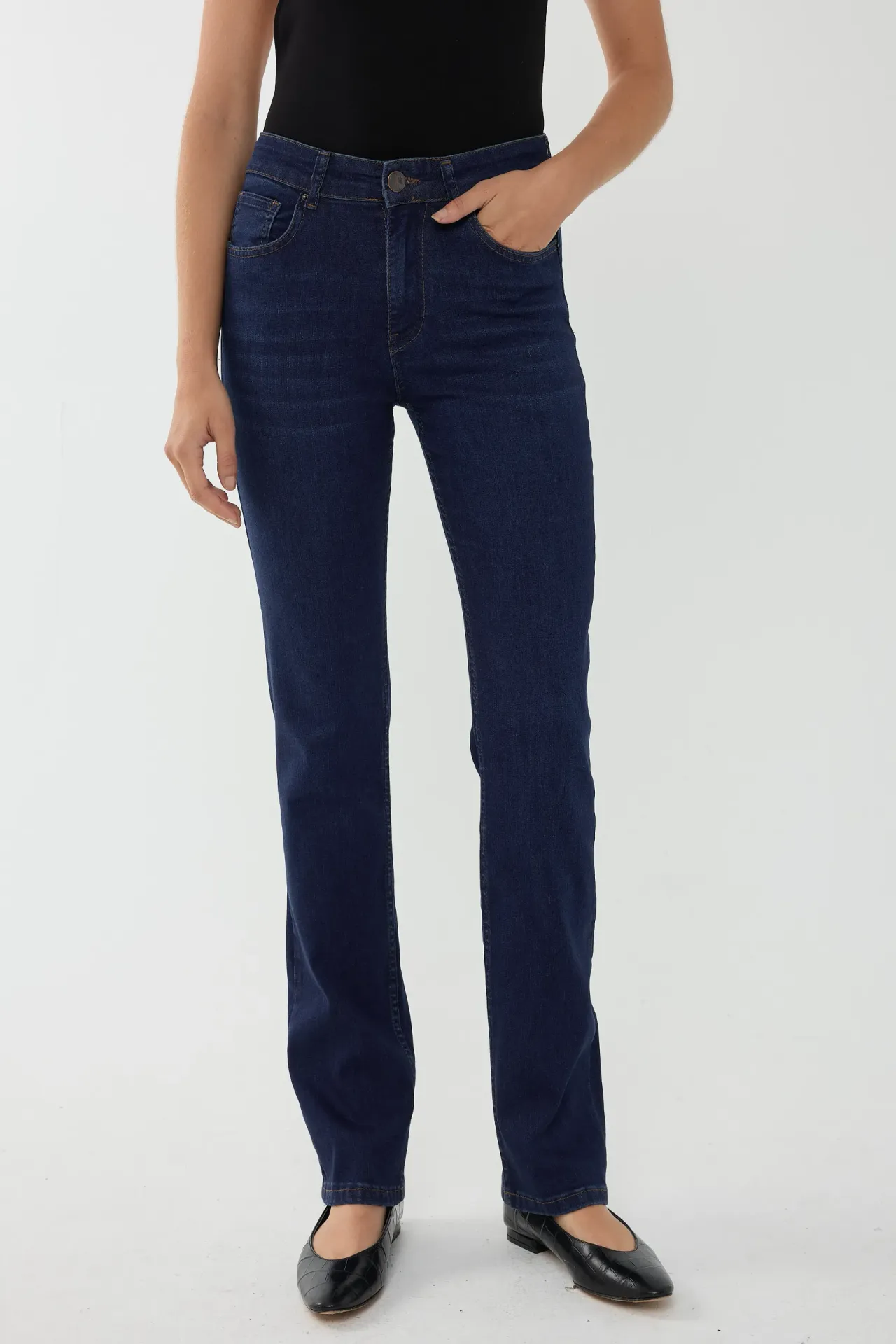 High Waist Slim Fit  Jeans