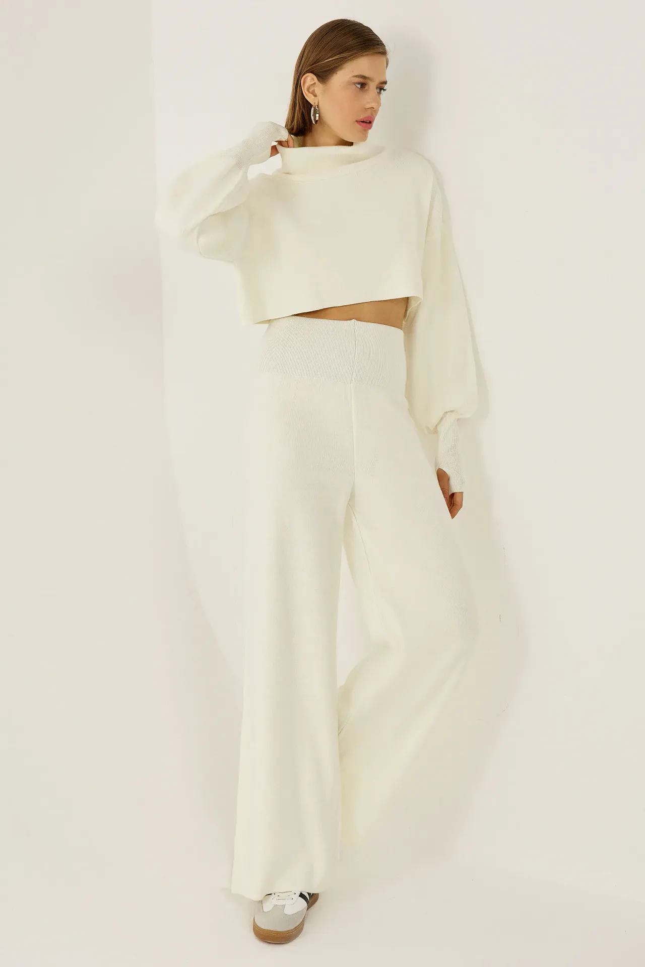 Turtleneck Knit Co-ord Set