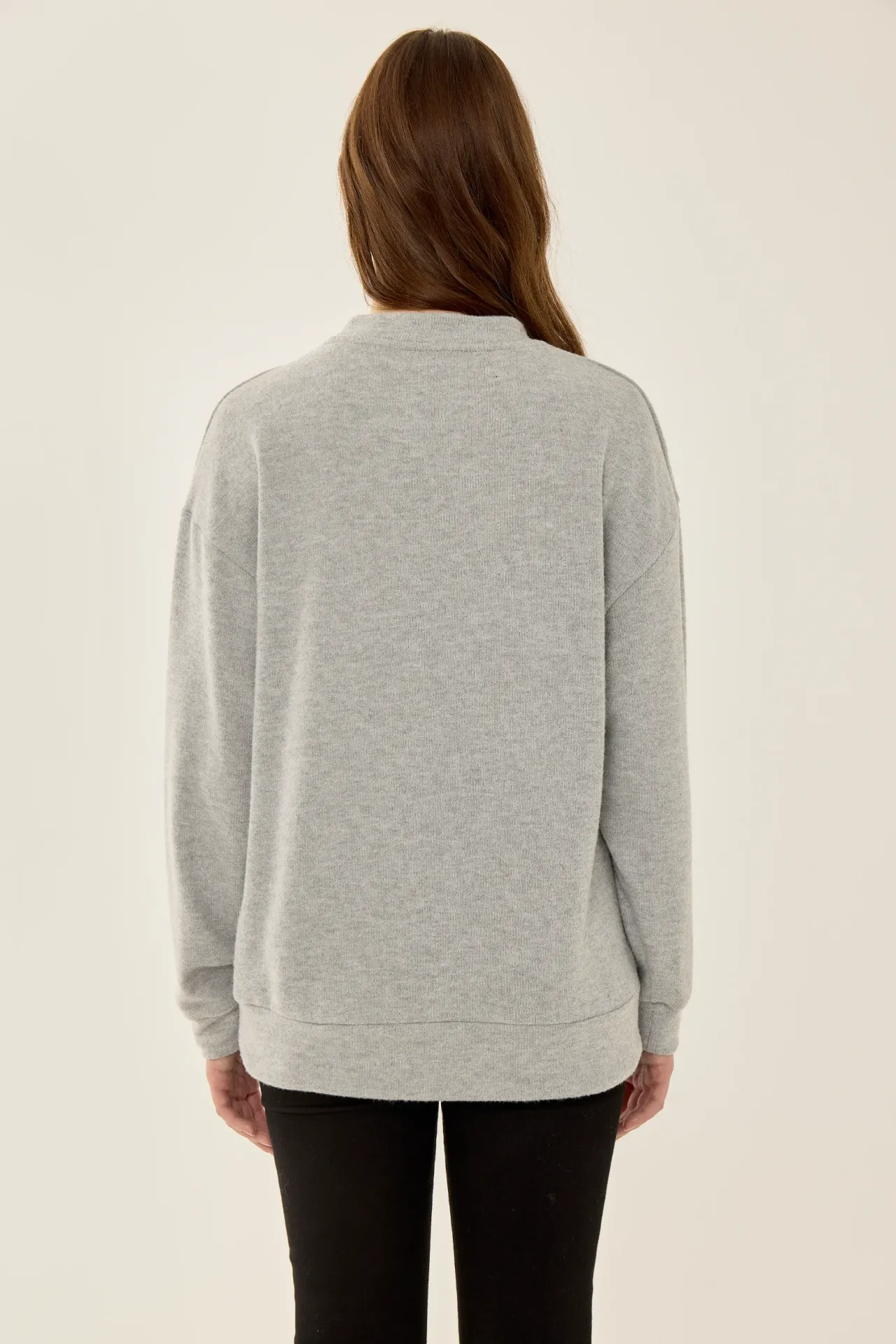 Relaxed Fit Basic Sweater