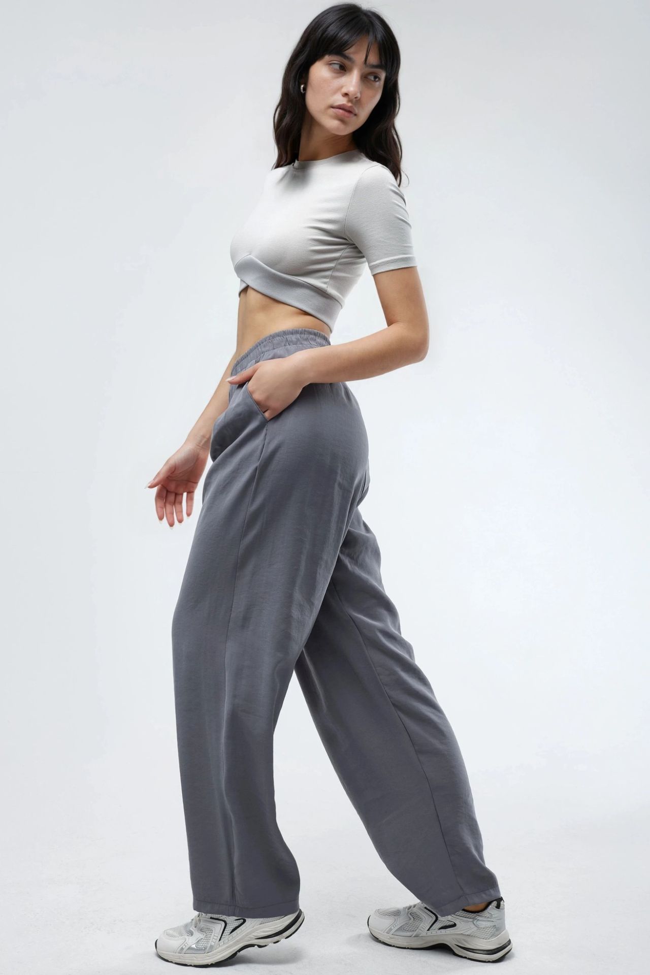 BUSEM Wide Leg Pleated Pants 3