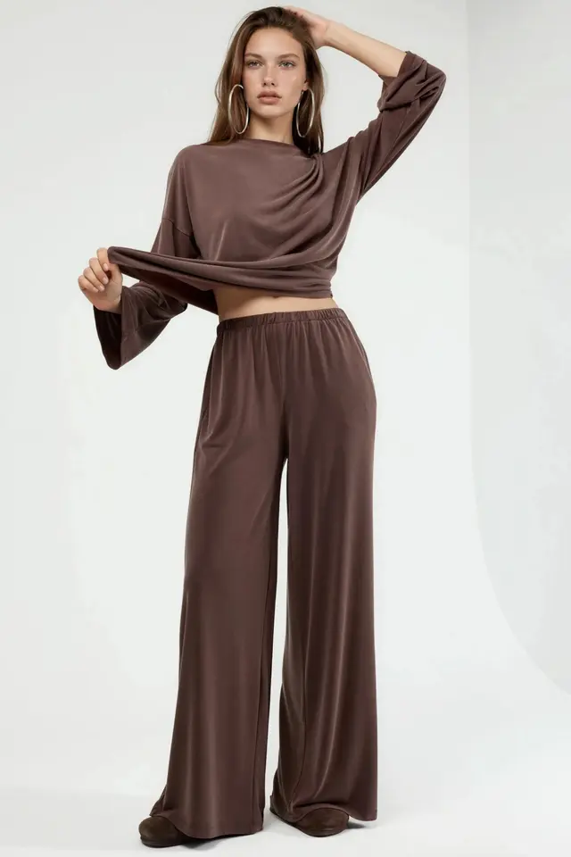 BUSEM Pull On Straight Leg Pants