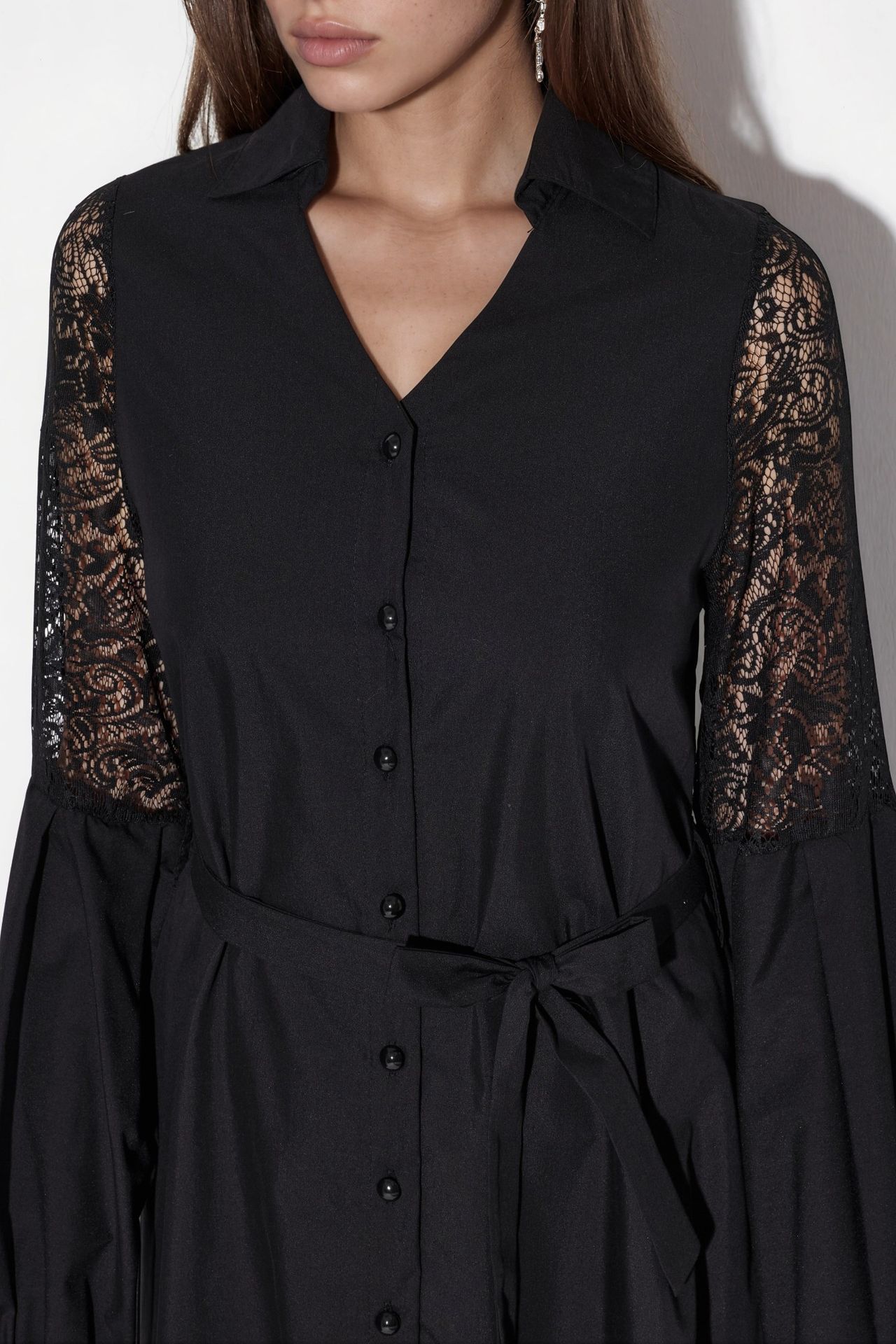MSN Embroidered Midi Wrap Dress 5