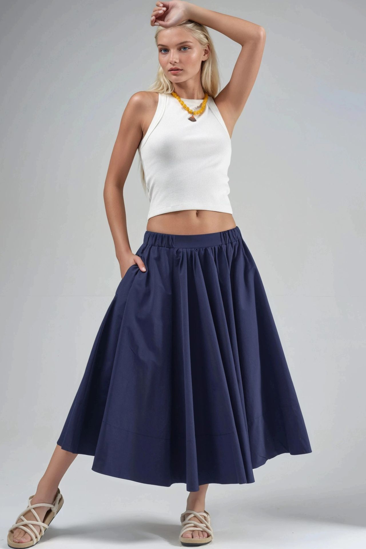 Maxi A-Form Fit Skirt 5