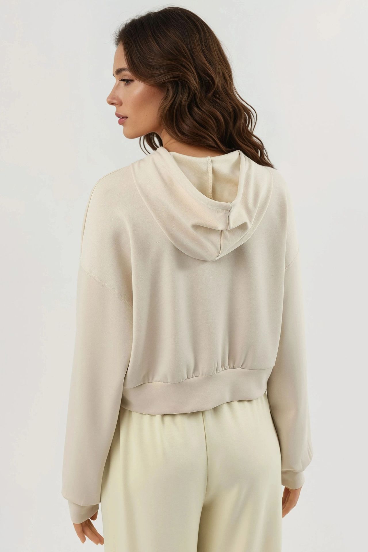 BUSEM Hooded Zippered Short Jacket 3