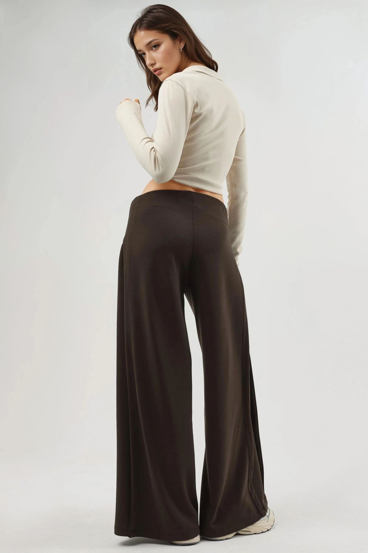 BUSEM Wide Leg Pleated Pants 2